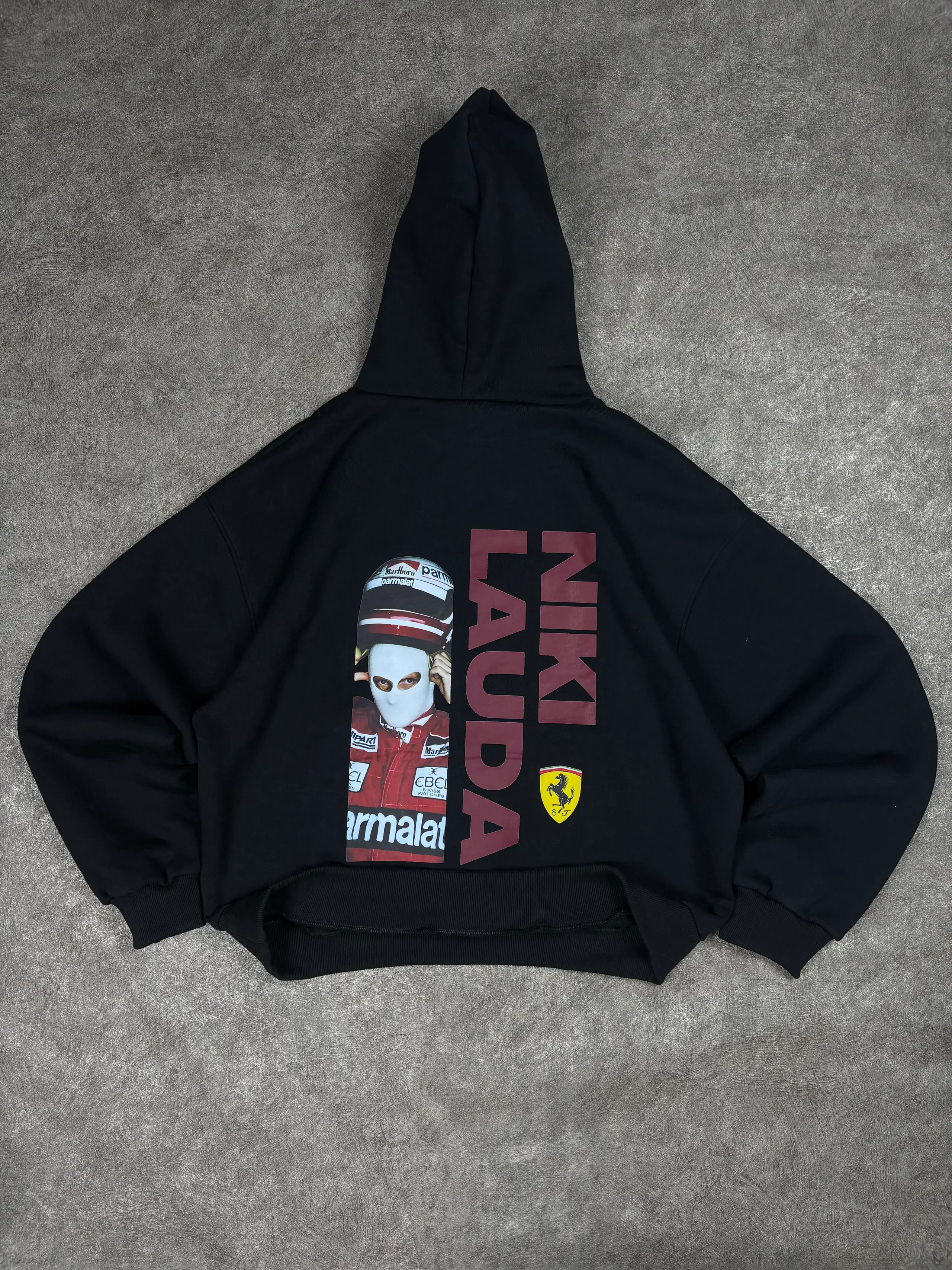 Niki Lauda Oversized Hooded Sweatshirt