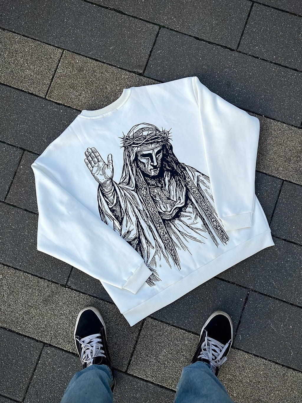 King of Jerusalem Oversized Hooded Sweatshirt