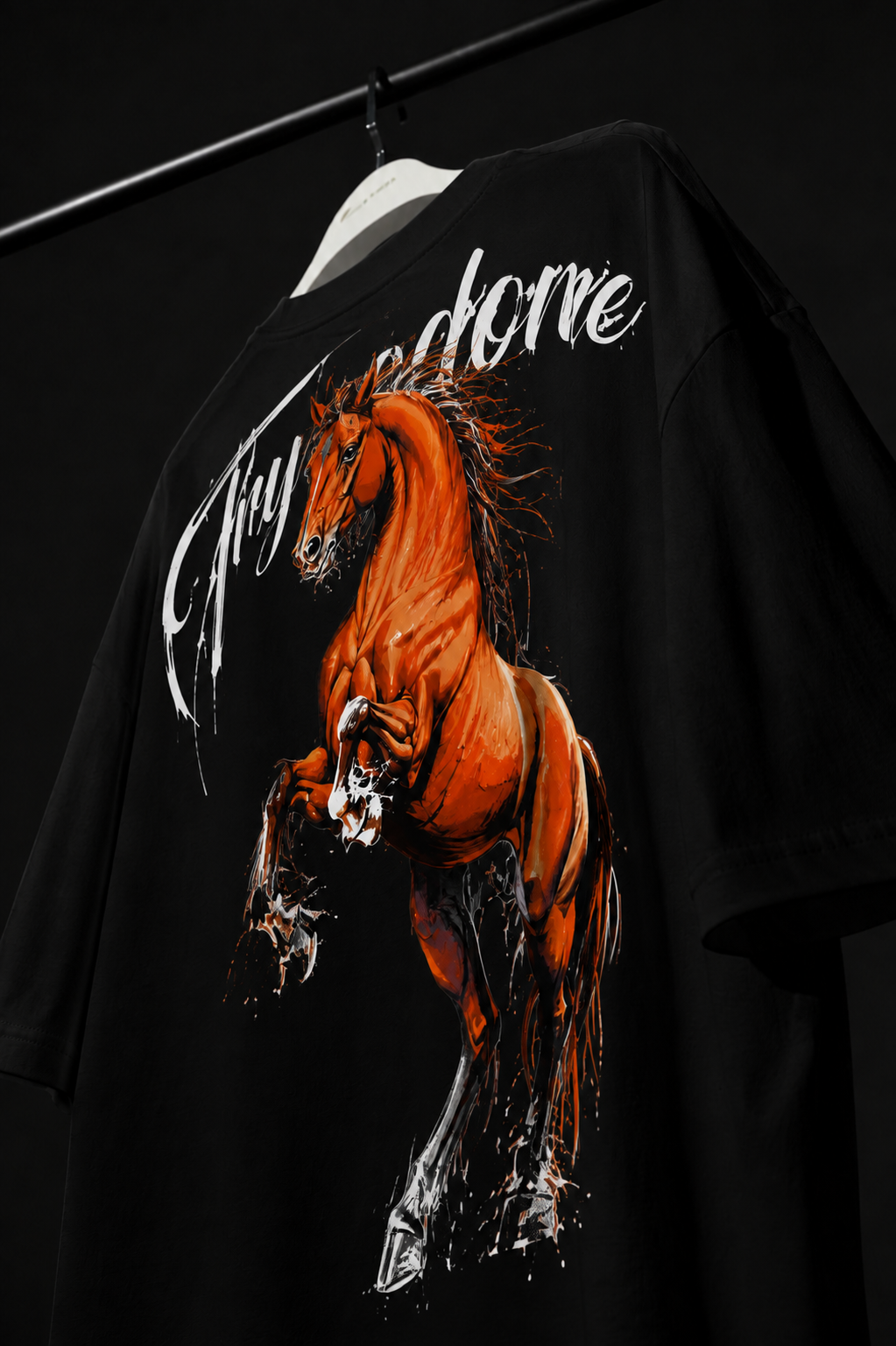 Freedom Horse Oversized Tee