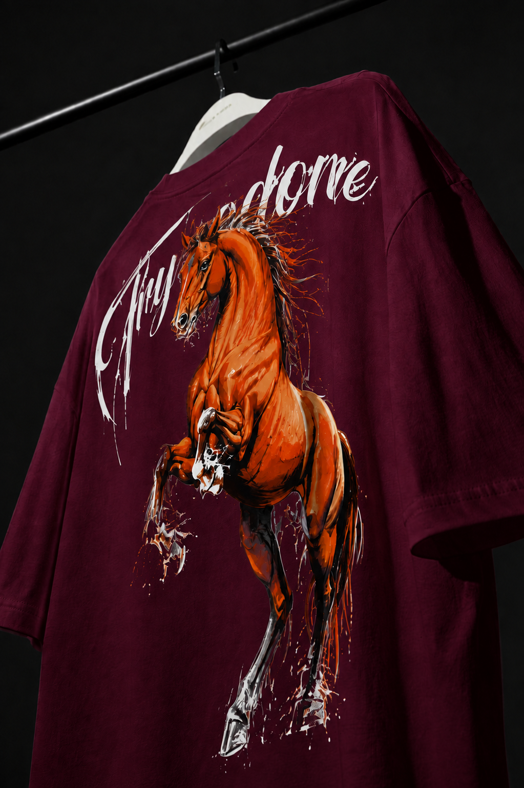 Freedom Horse Oversized Tee