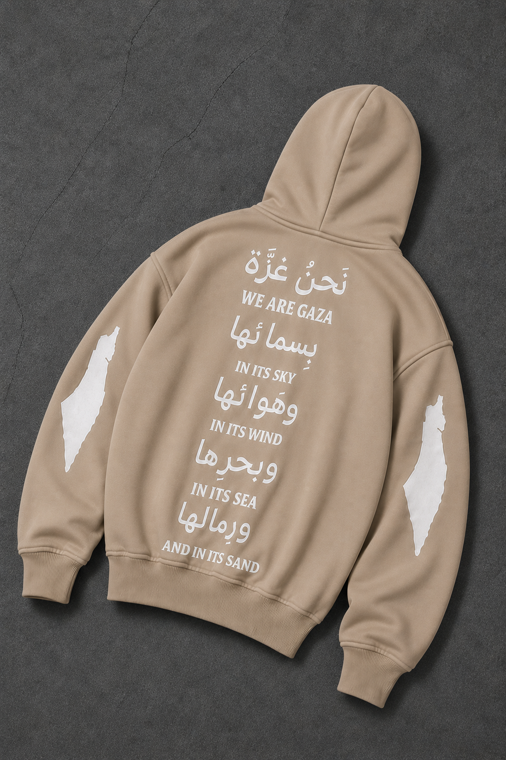 From Sky to Sand Oversized Hooded Sweatshirt