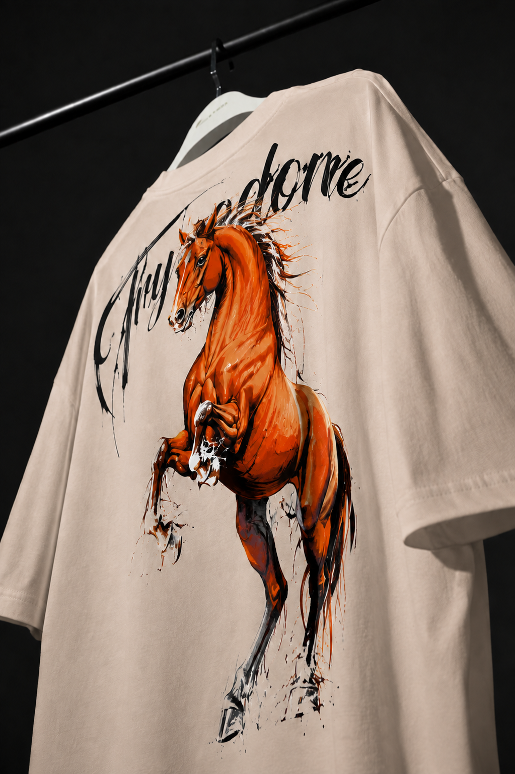 Freedom Horse Oversized Tee