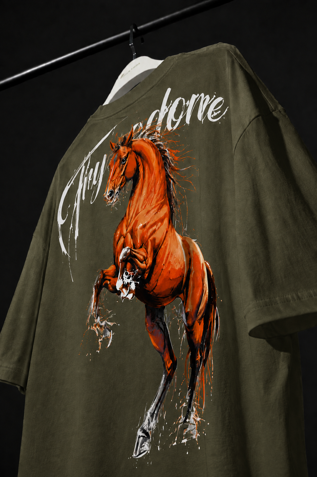 Freedom Horse Oversized Tee