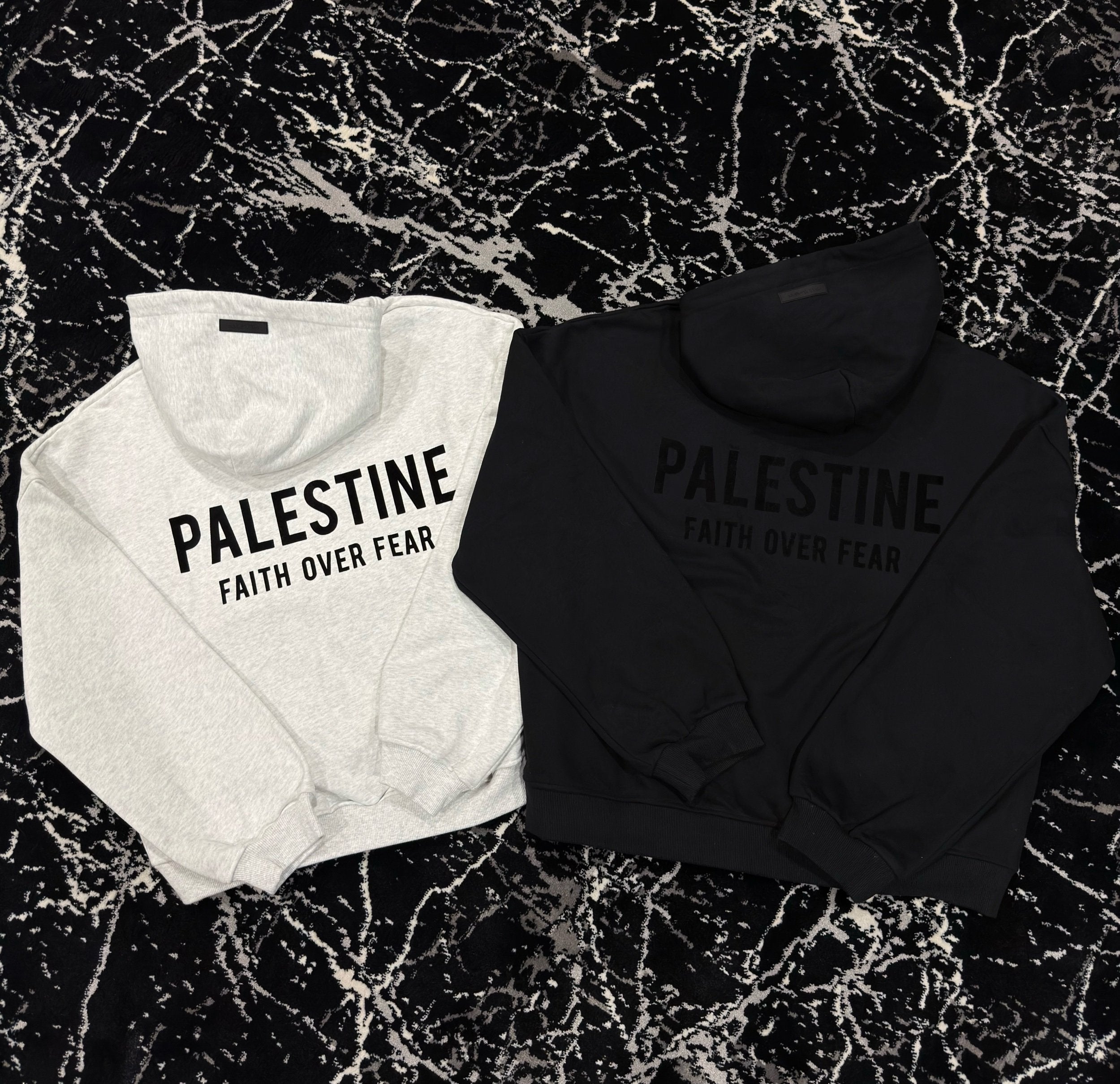 Faith Over Fear Oversized Hooded Sweatshirt