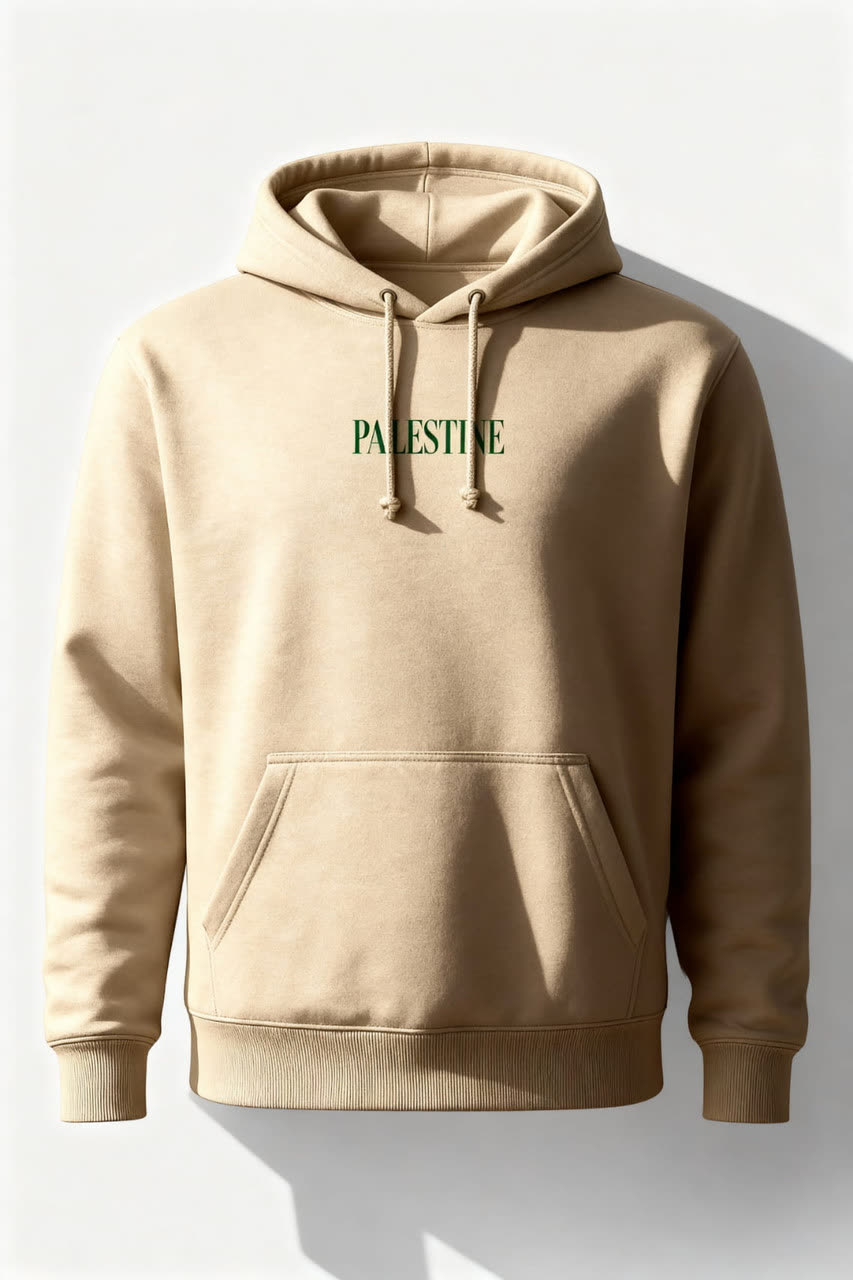 Olive Tree Don't Bend Oversized Hooded Sweatshirt