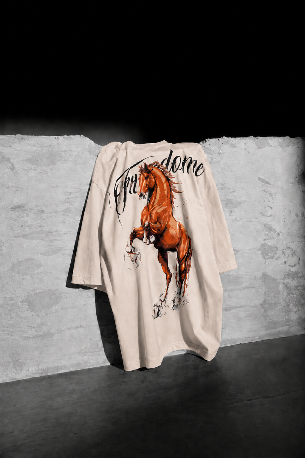 Freedom Horse Oversized Tee