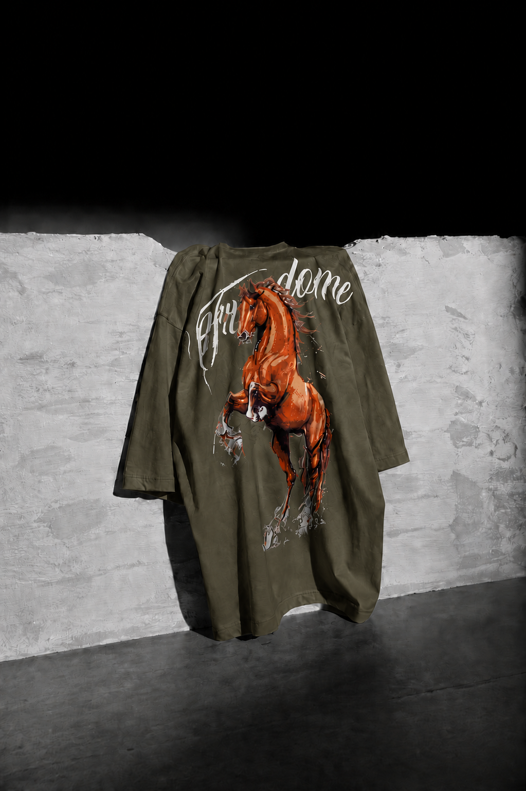 Freedom Horse Oversized Tee