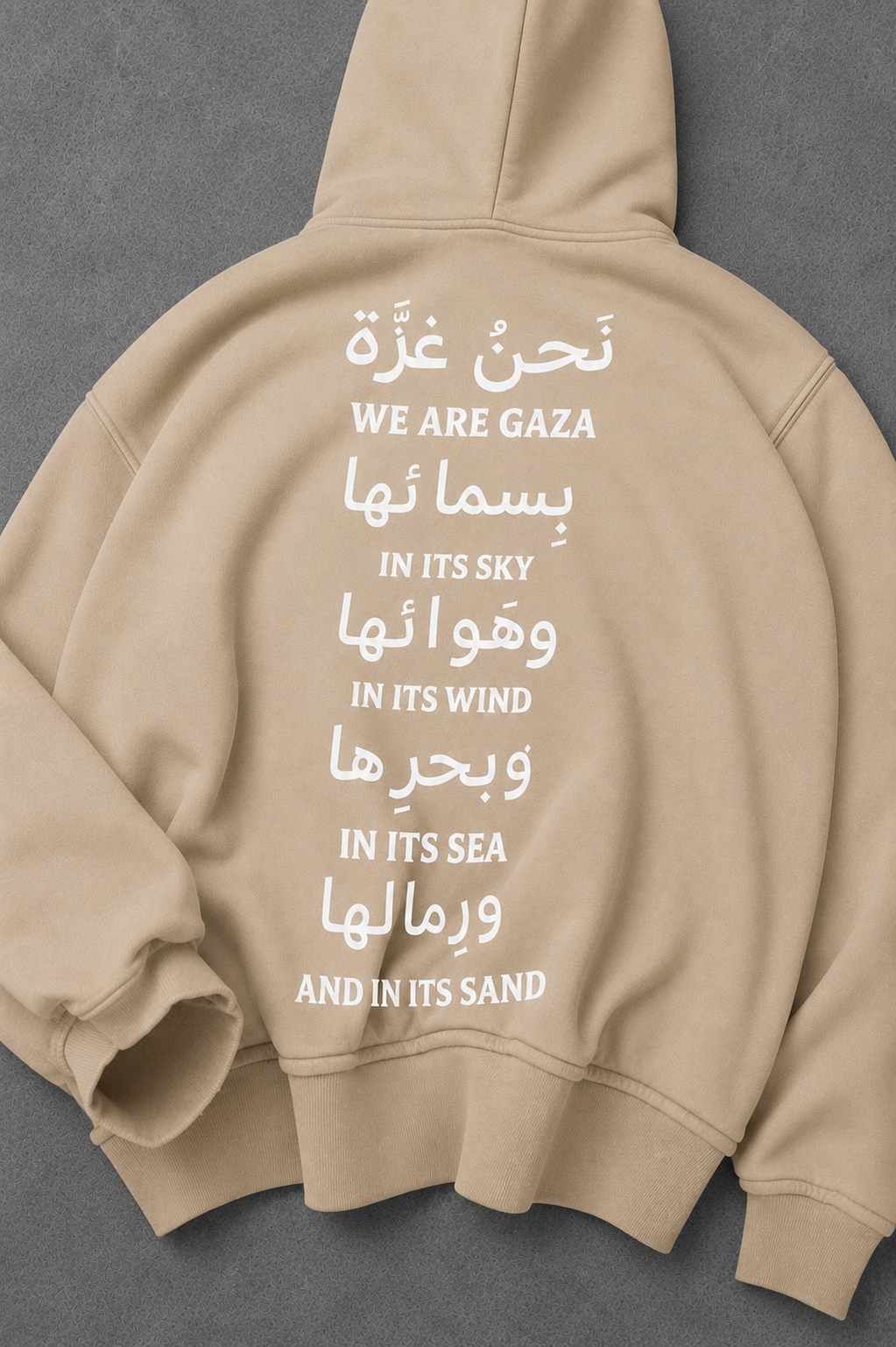 From Sky to Sand Oversized Hooded Sweatshirt