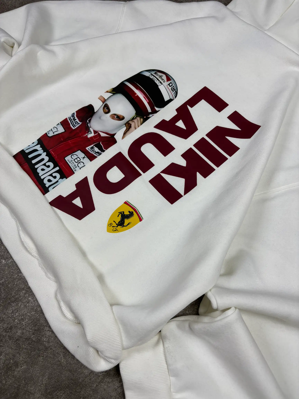 Niki Lauda Oversized Hooded Sweatshirt