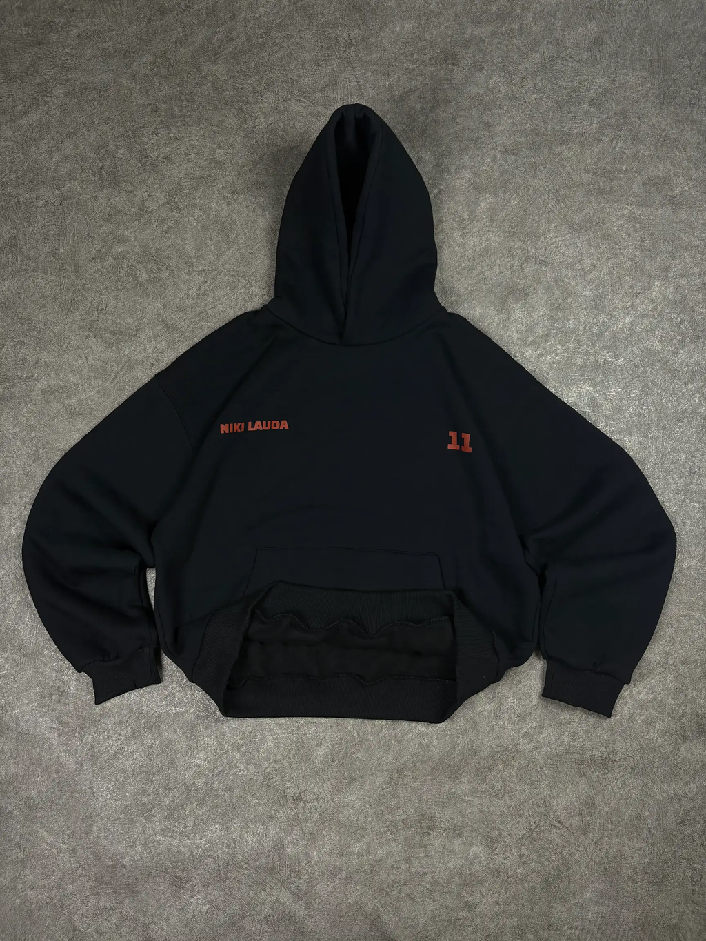 Niki Lauda Oversized Hooded Sweatshirt