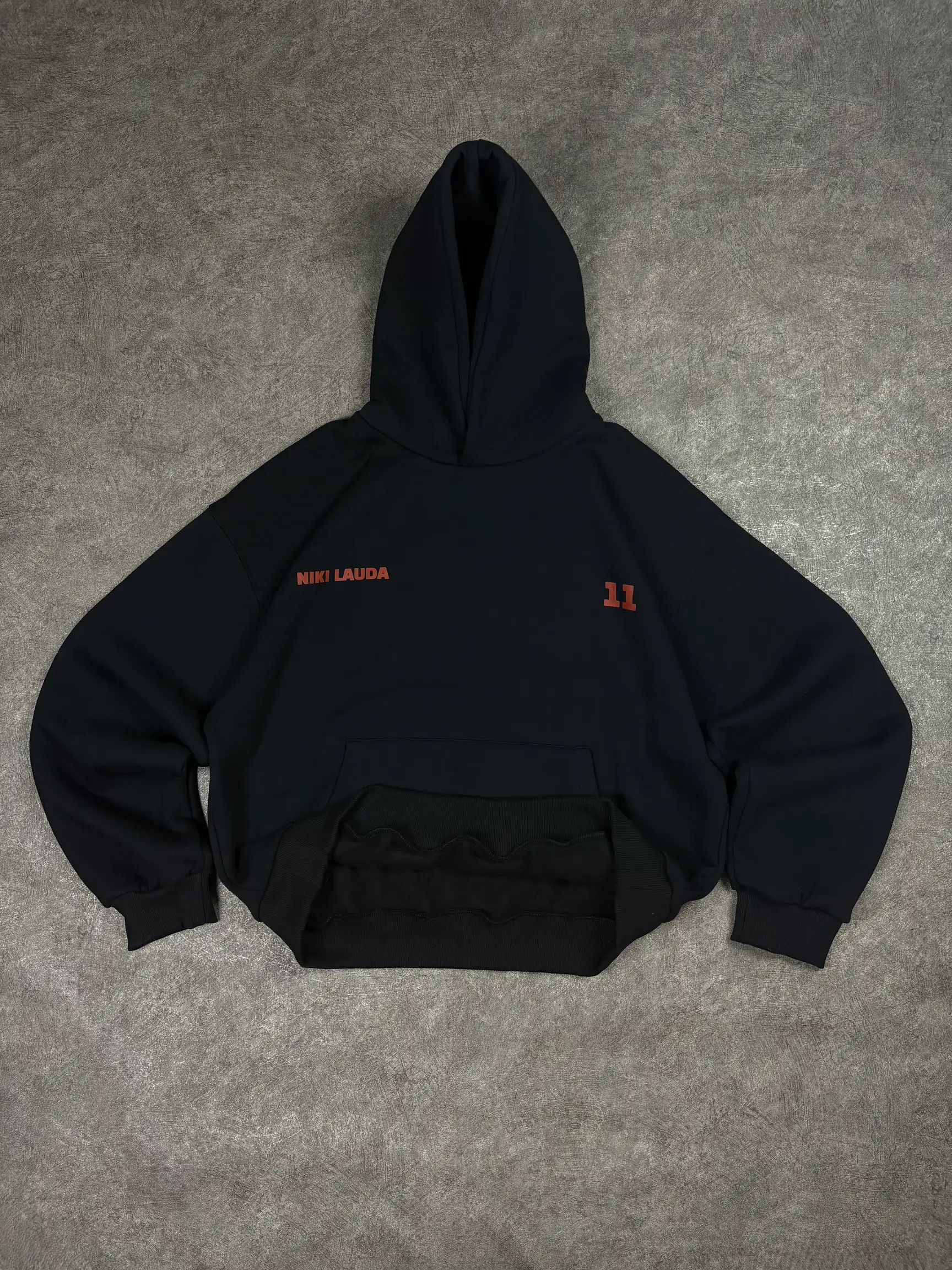 Niki Lauda Oversized Hooded Sweatshirt