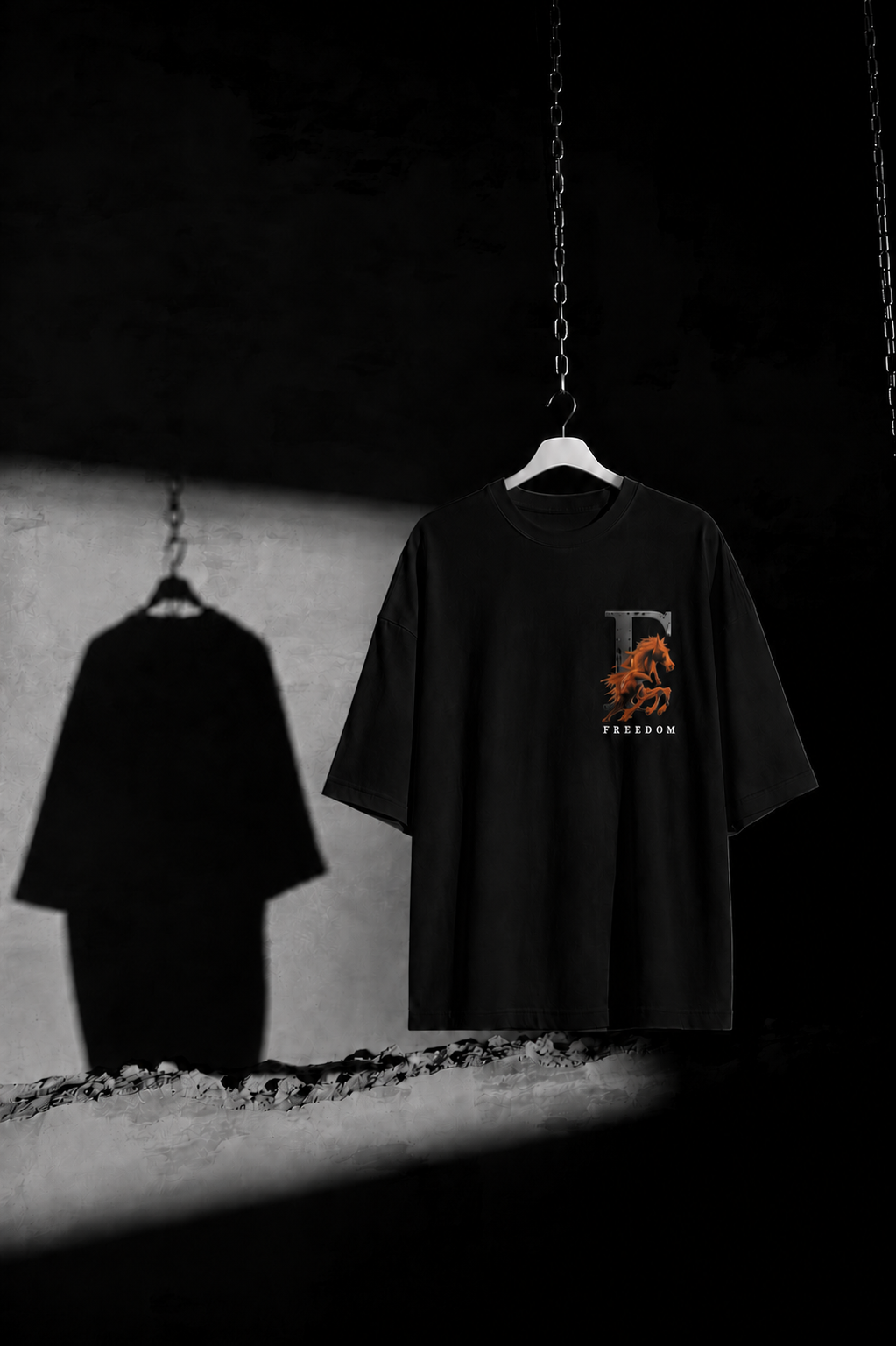 Freedom Horse Oversized Tee