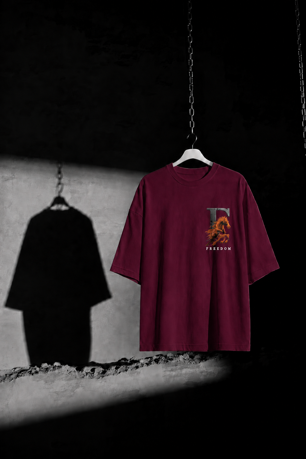 Freedom Horse Oversized Tee