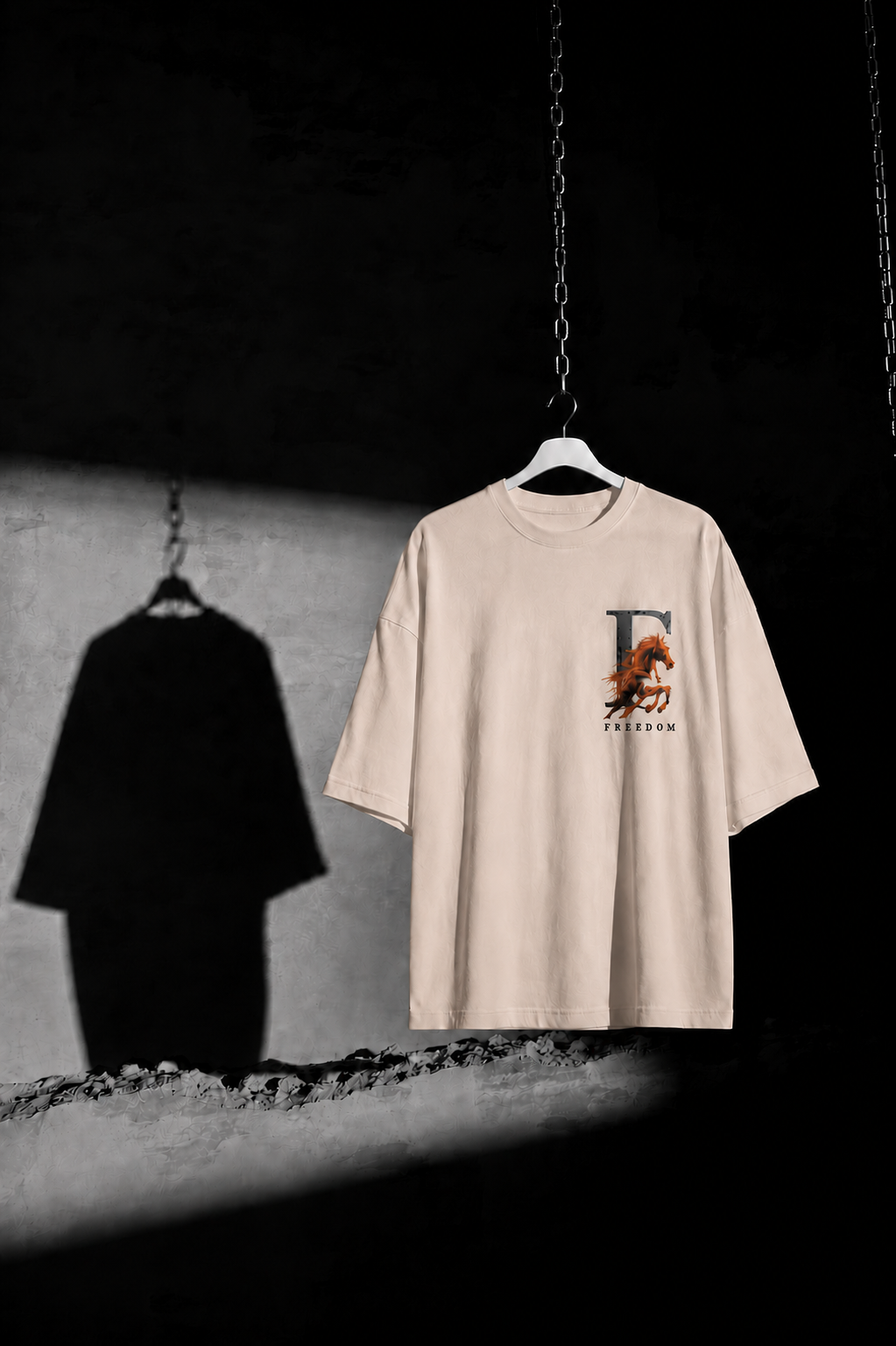Freedom Horse Oversized Tee