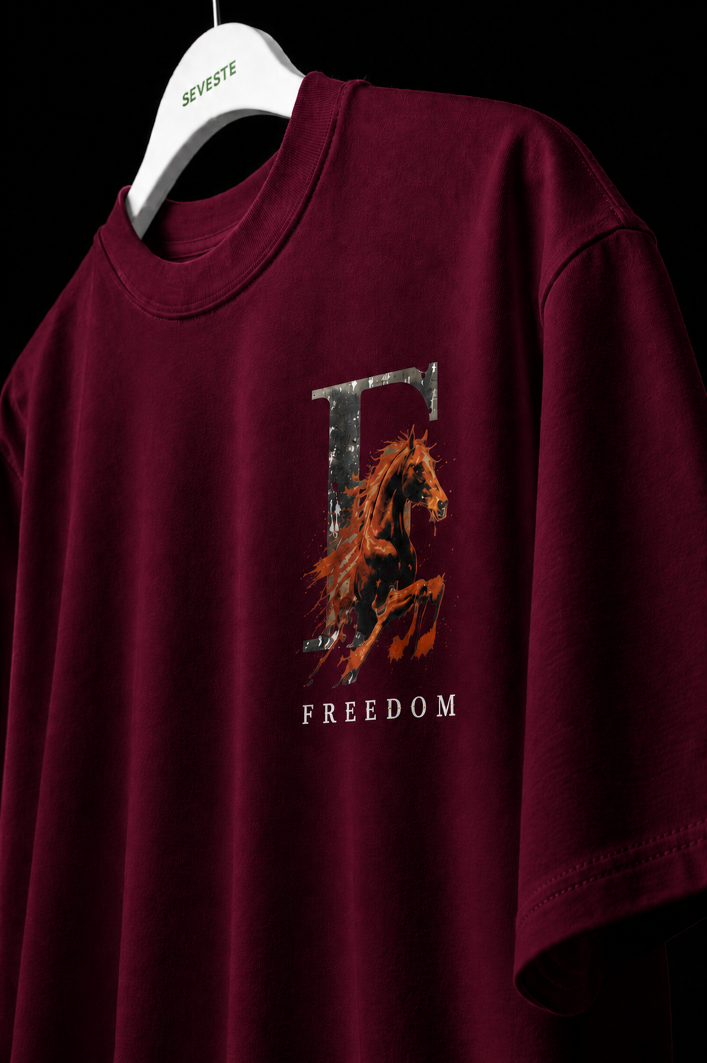Freedom Horse Oversized Tee