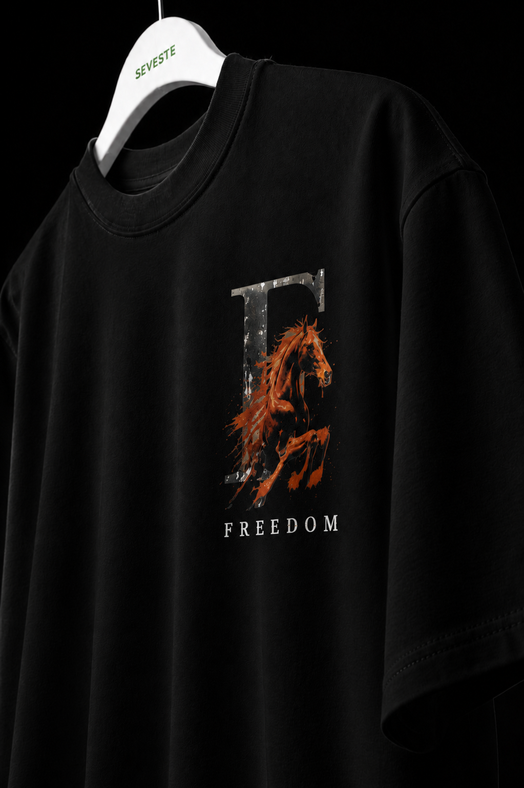 Freedom Horse Oversized Tee