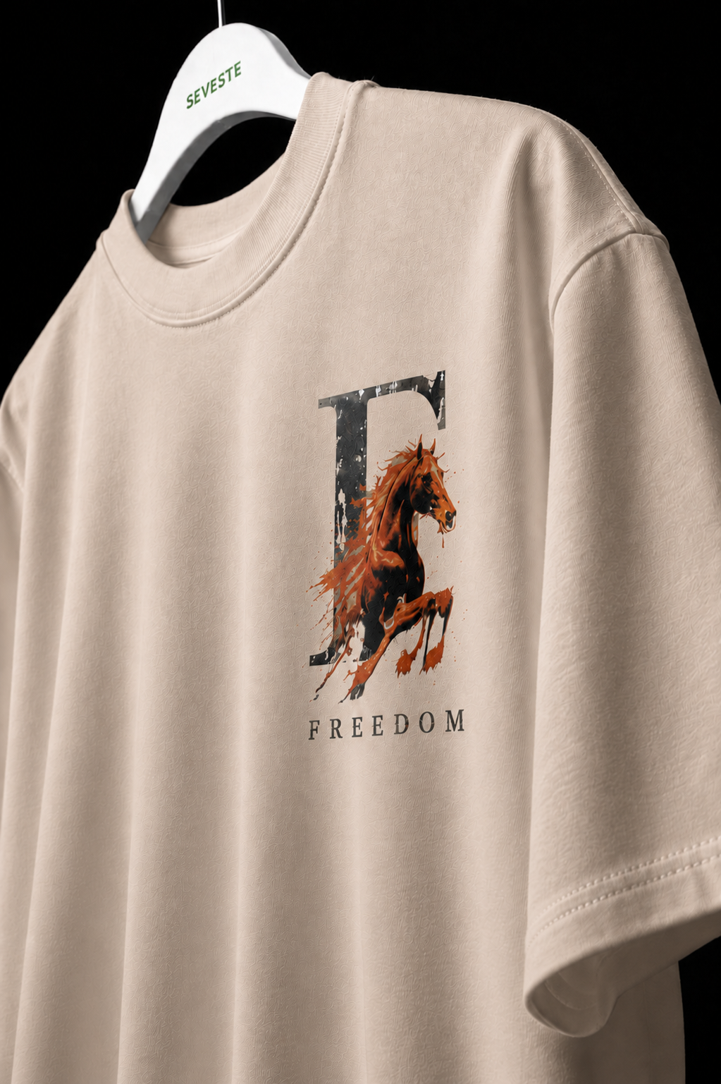 Freedom Horse Oversized Tee