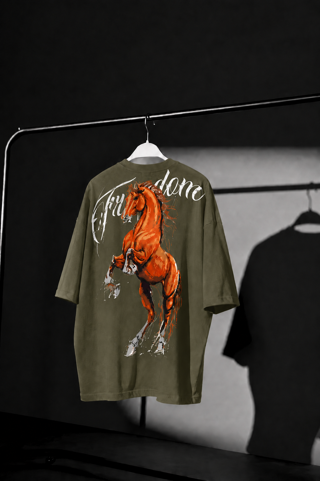 Freedom Horse Oversized Tee
