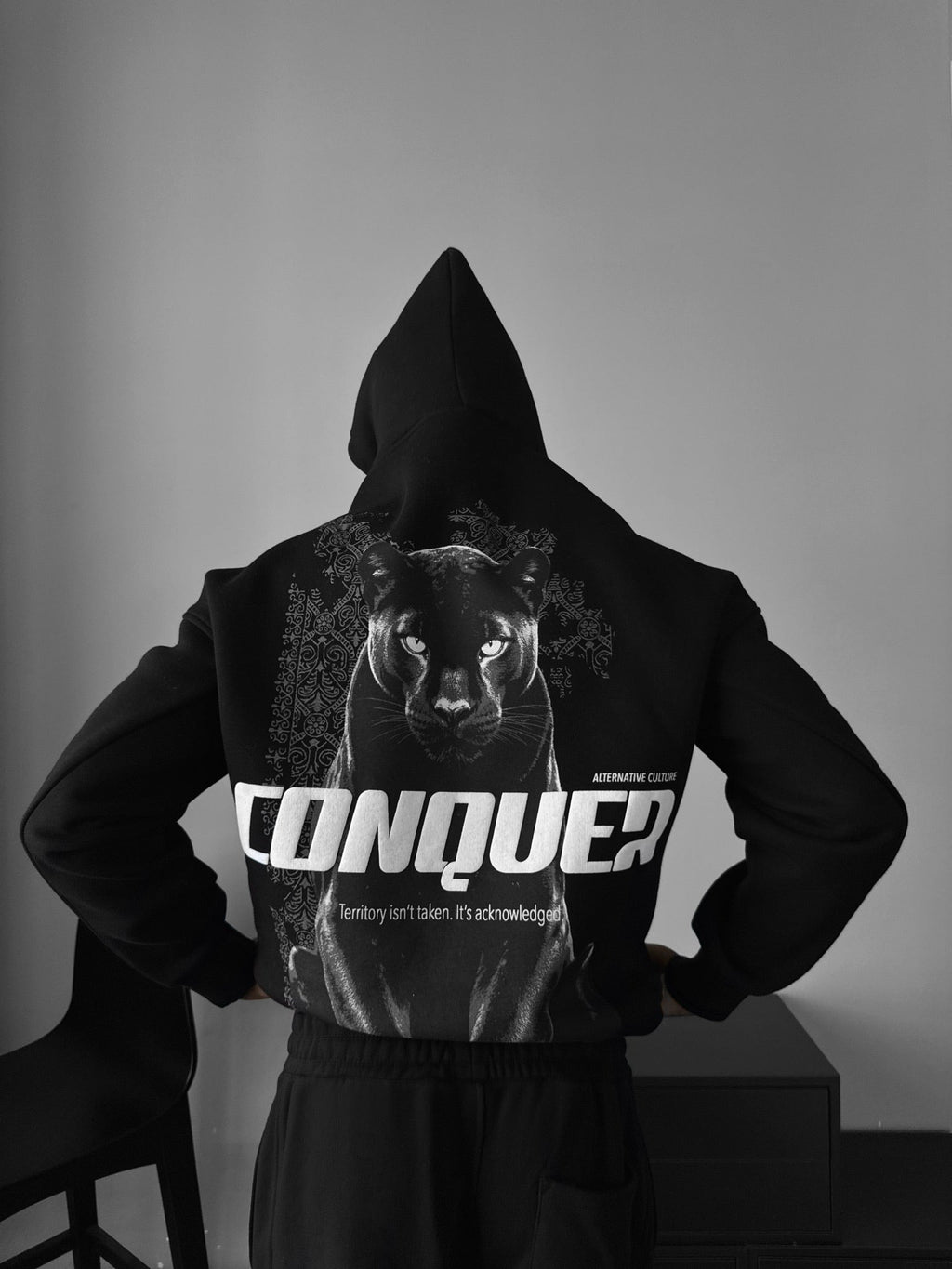 Conquer Oversized Hooded Sweatshirt