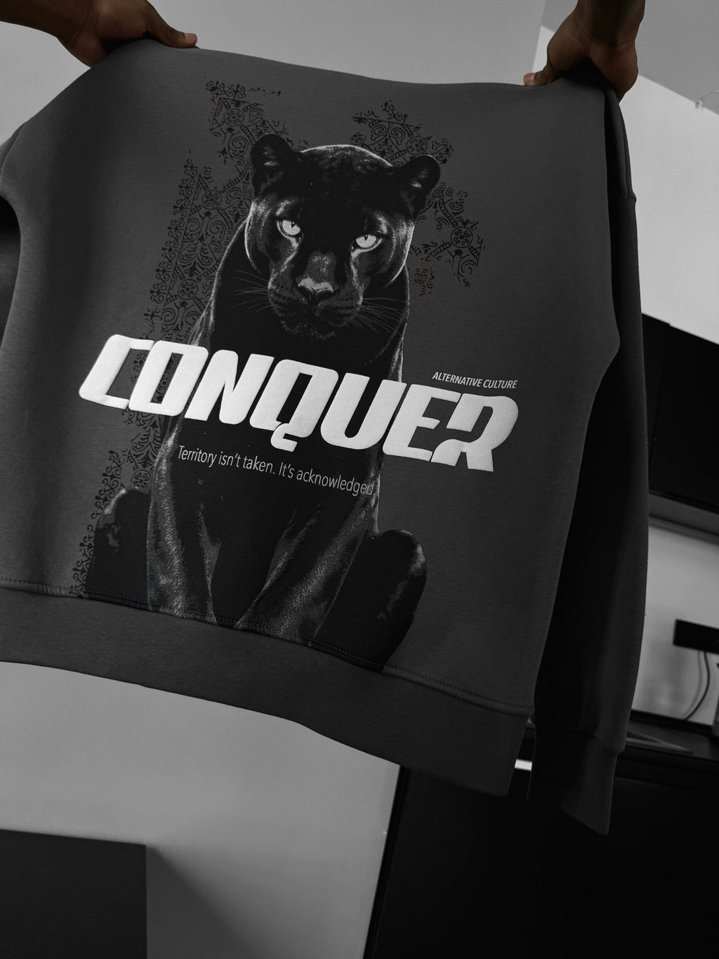 Conquer Oversized Hooded Sweatshirt