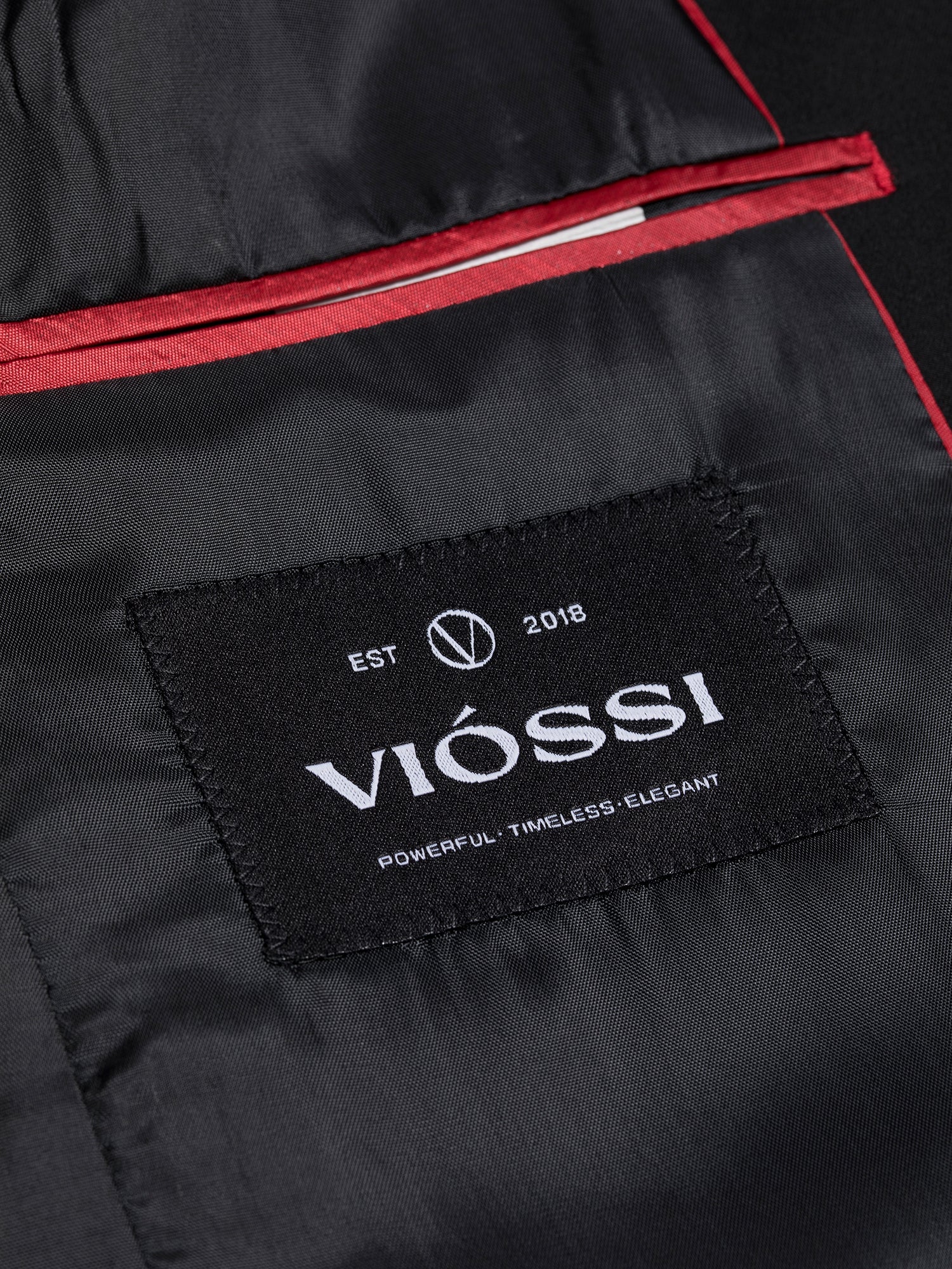 Black Double Breasted Suit 2-Piece