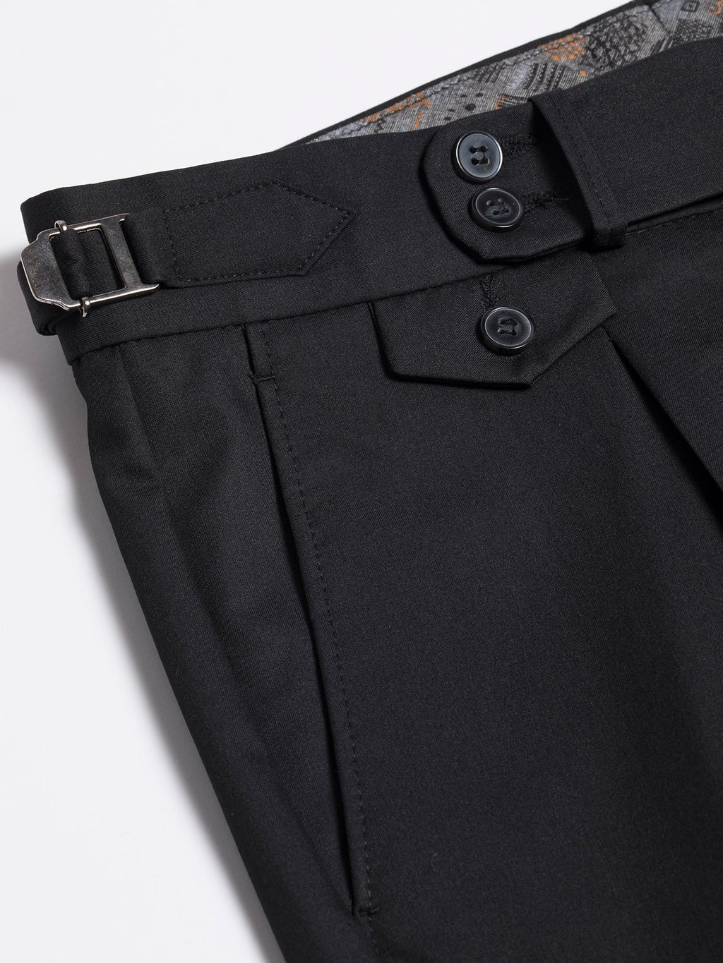 Black Double Breasted Suit 2-Piece