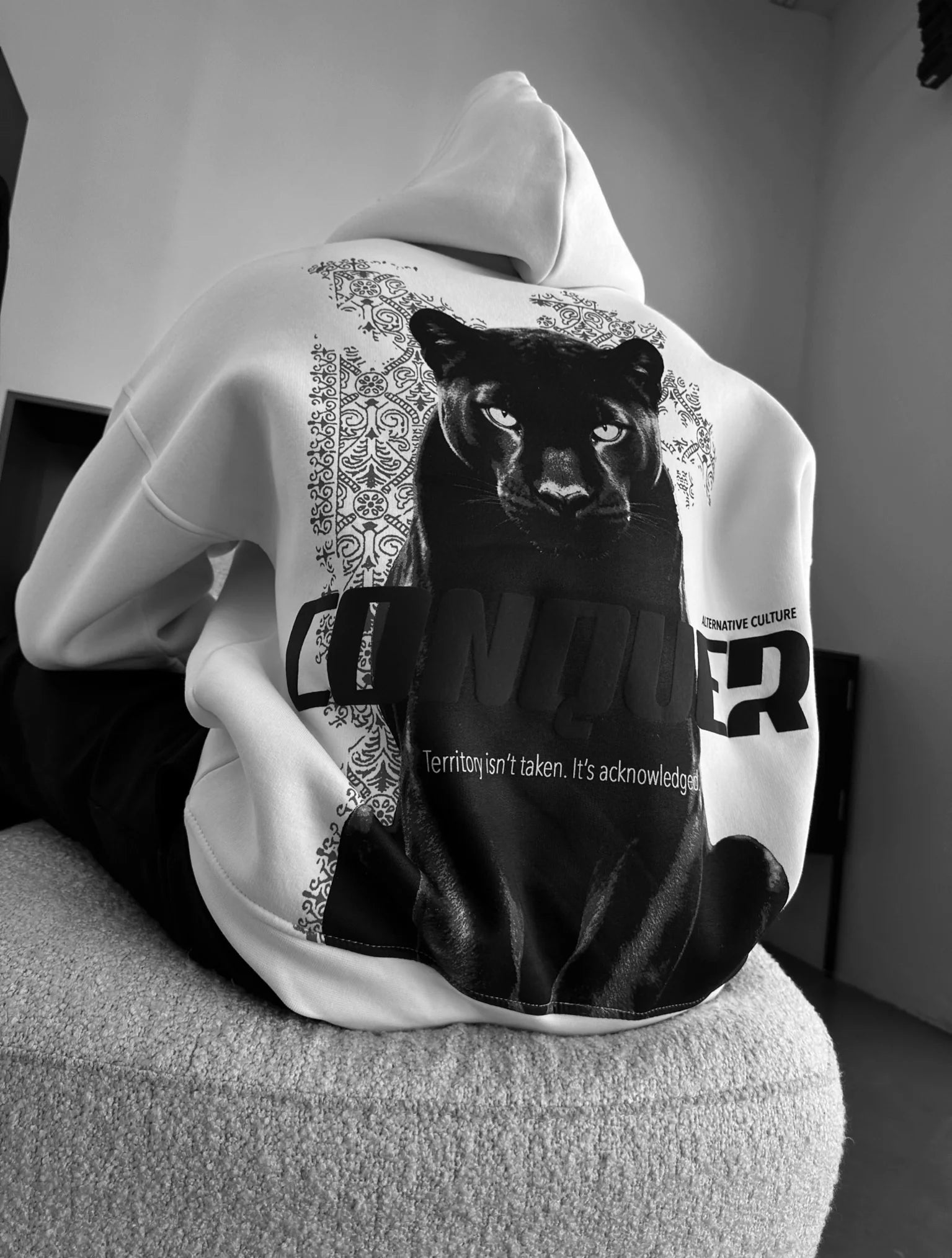 Conquer Oversized Hooded Sweatshirt