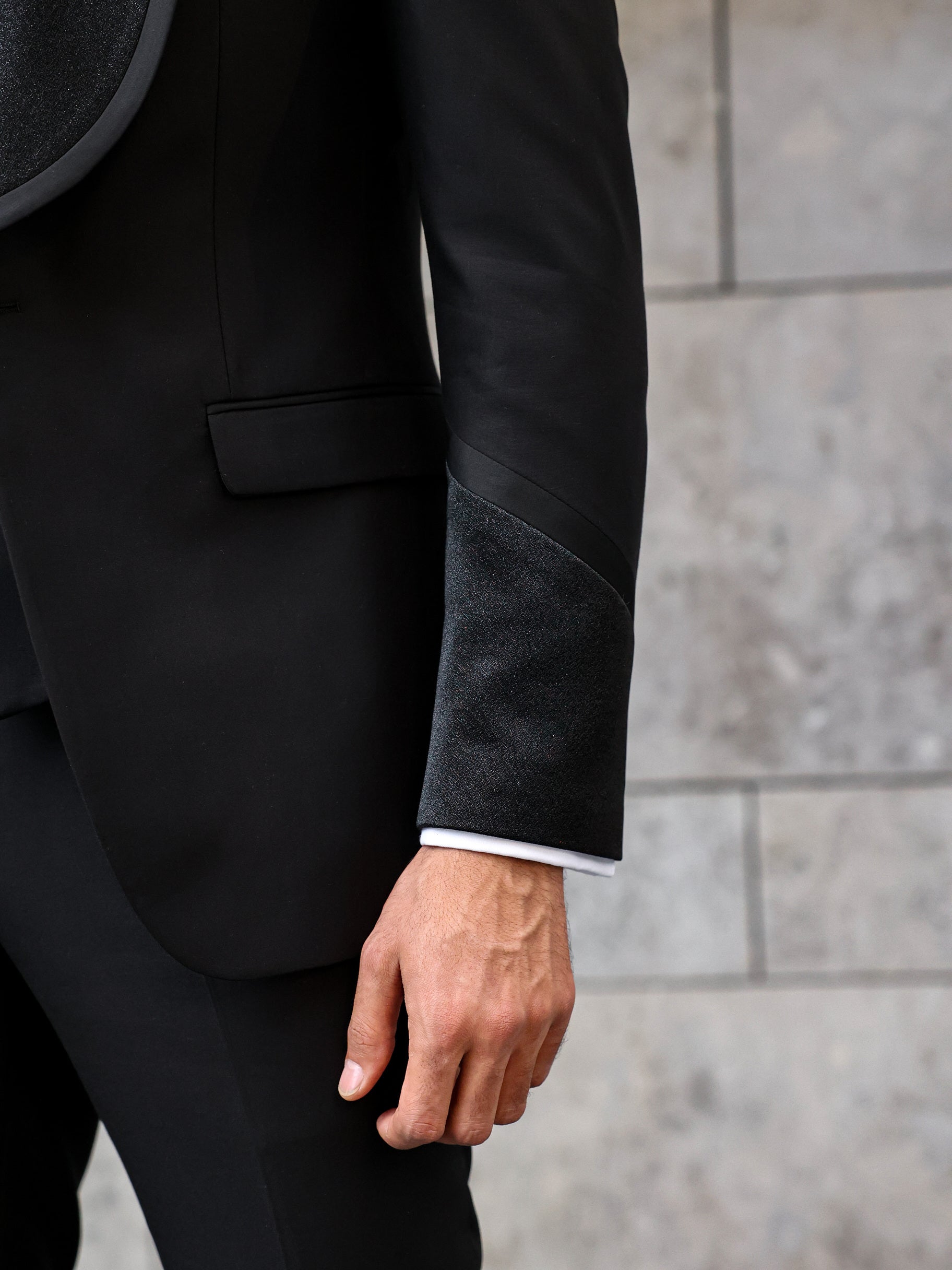 Black Slim-Fit Tuxedo 3-Piece