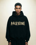 Black Resistance Oversized Hooded Sweatshirt