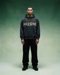Stonewashed Resistance Oversized Hooded Sweatshirt