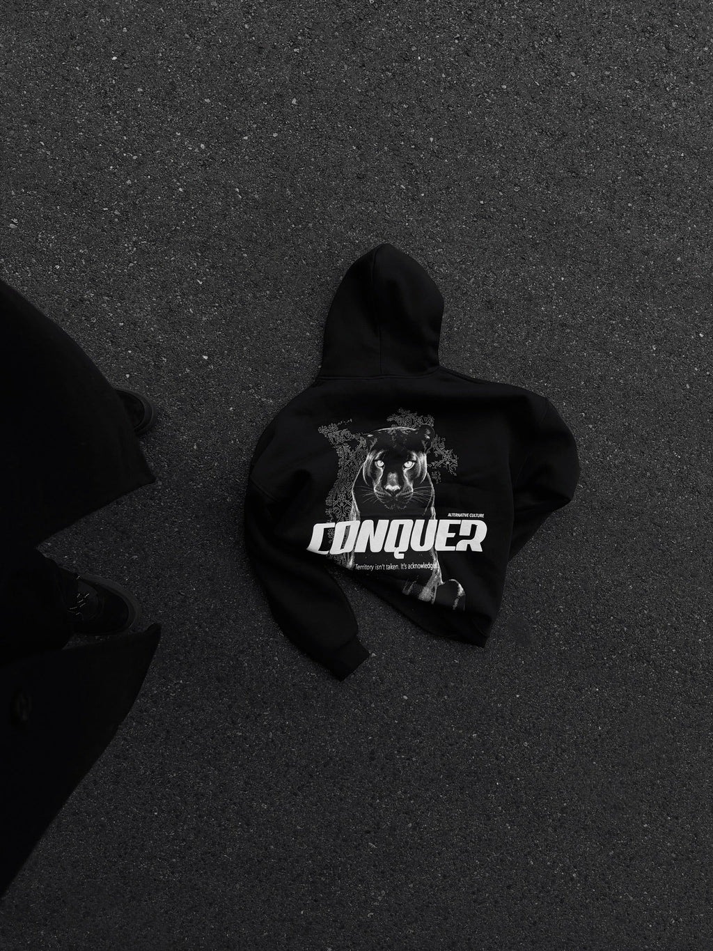 Conquer Oversized Hooded Sweatshirt