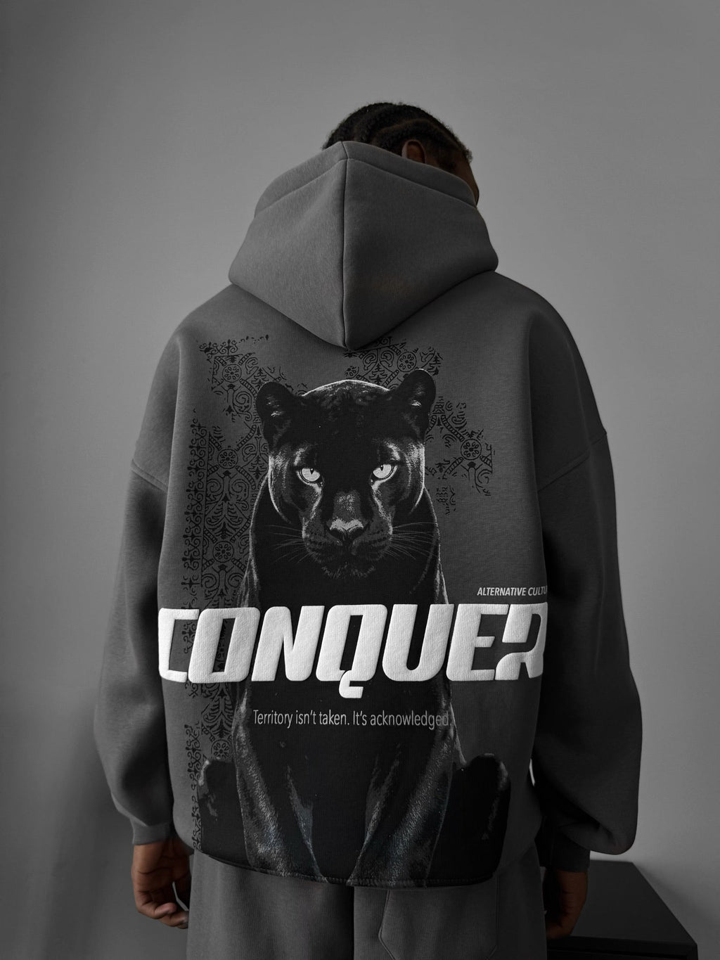 Conquer Oversized Hooded Sweatshirt