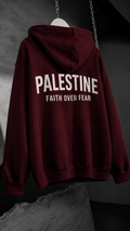 Faith Over Fear Oversized Hooded Sweatshirt