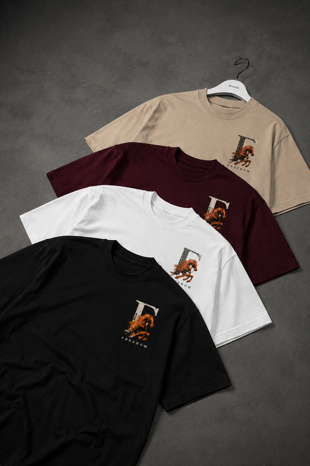 Freedom Horse Oversized Tee