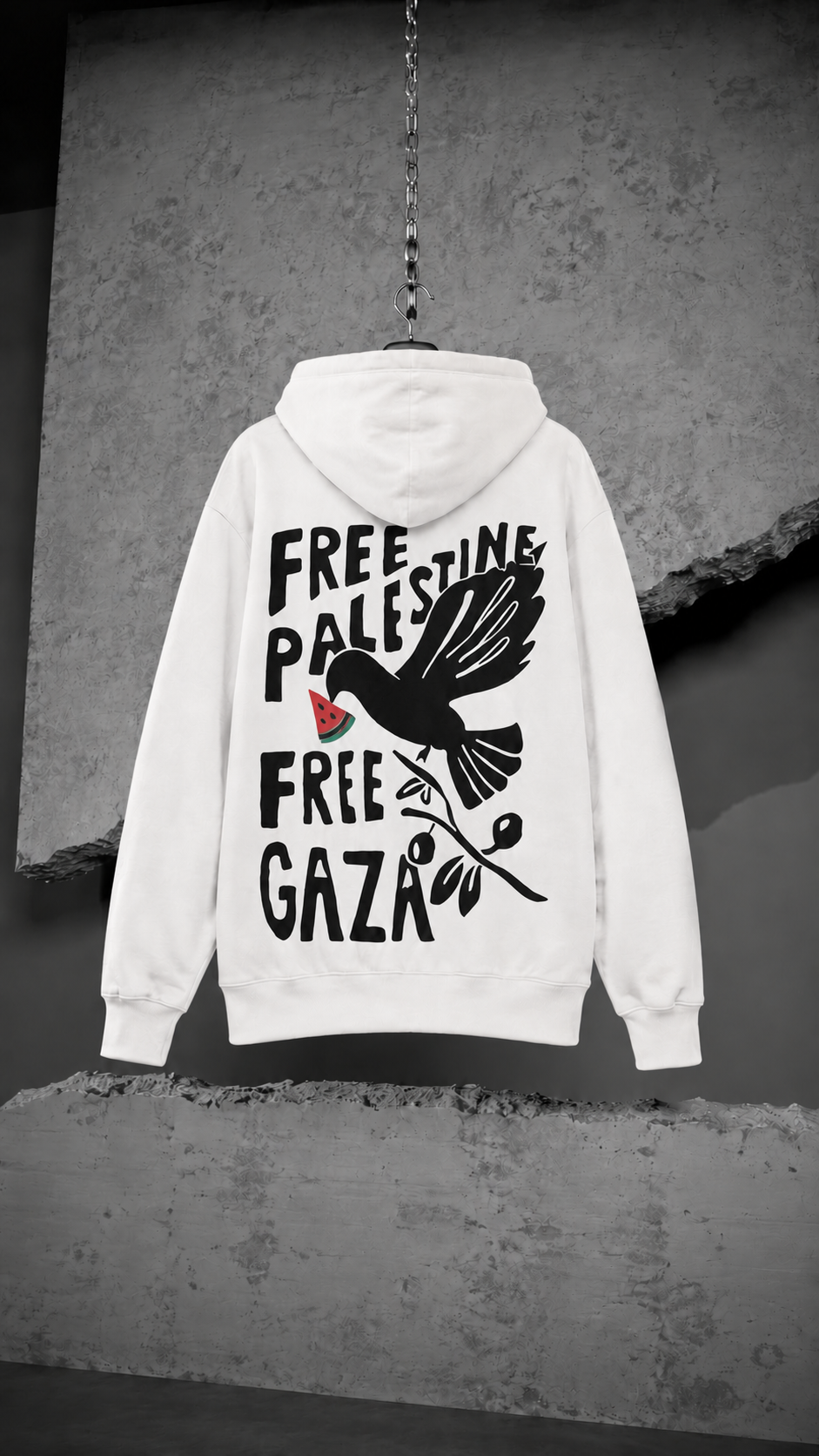 Beyond Borders Oversized Hooded Sweatshirt