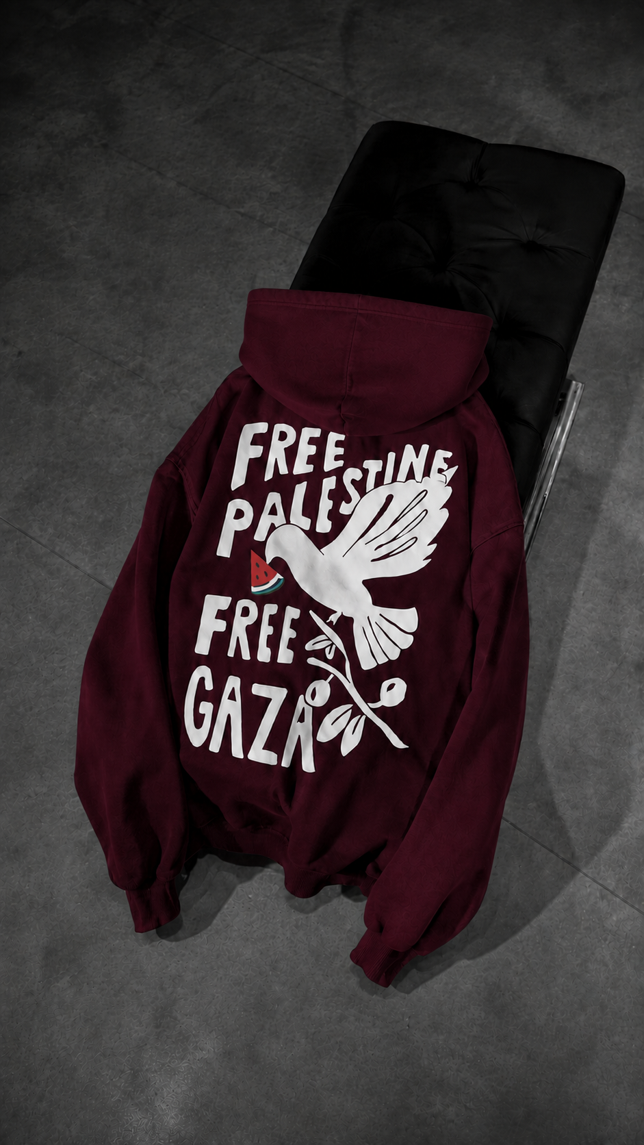 Beyond Borders Oversized Hooded Sweatshirt