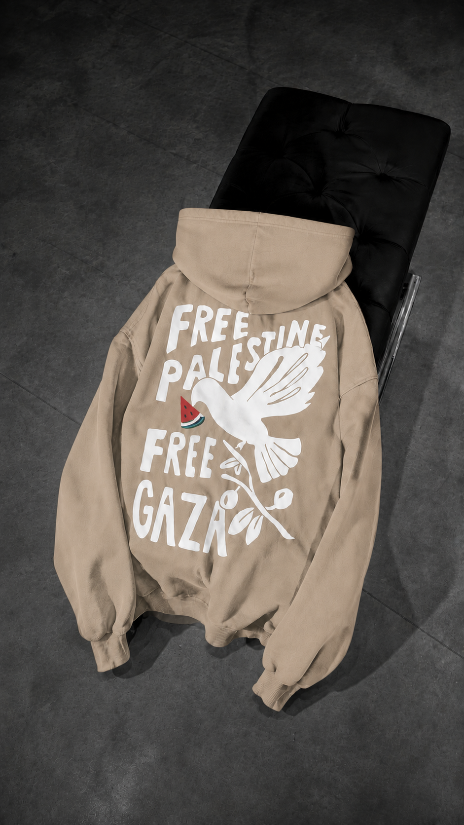 Beyond Borders Oversized Hooded Sweatshirt
