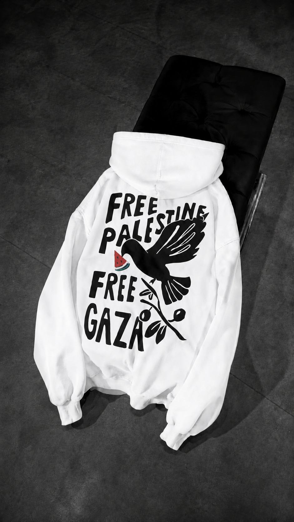 Beyond Borders Oversized Hooded Sweatshirt
