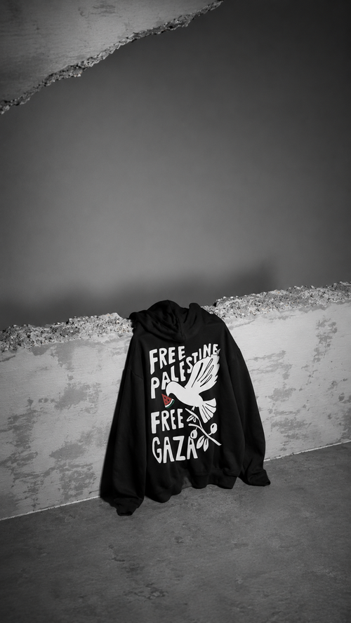 Beyond Borders Oversized Hooded Sweatshirt