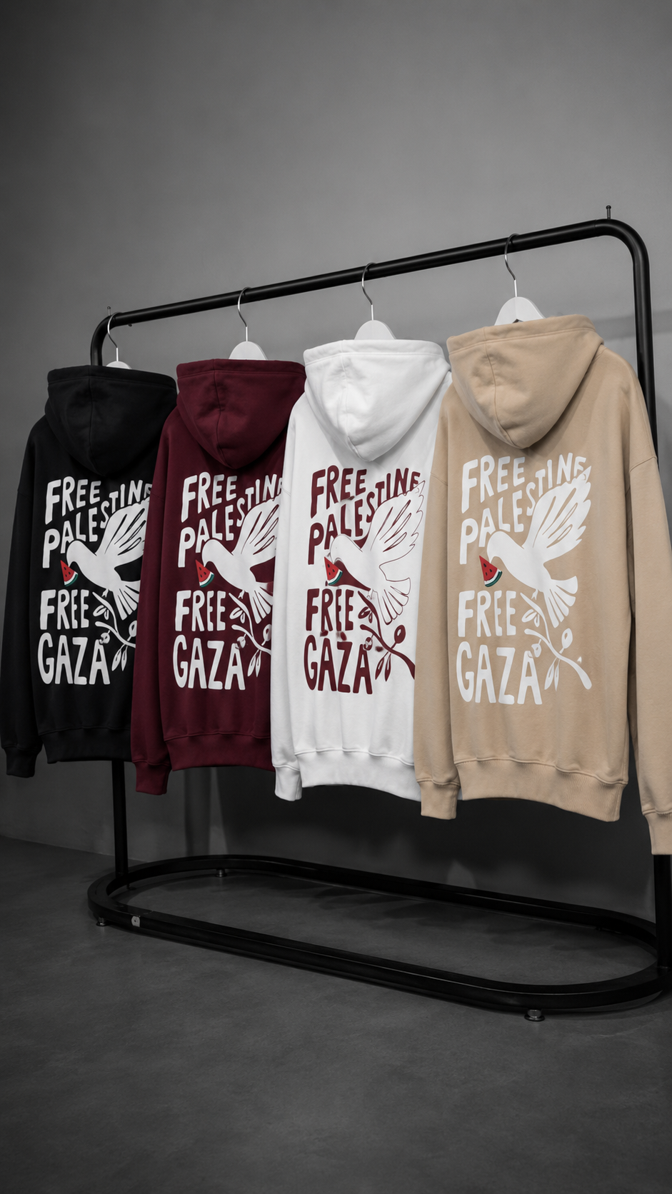 Beyond Borders Oversized Hooded Sweatshirt