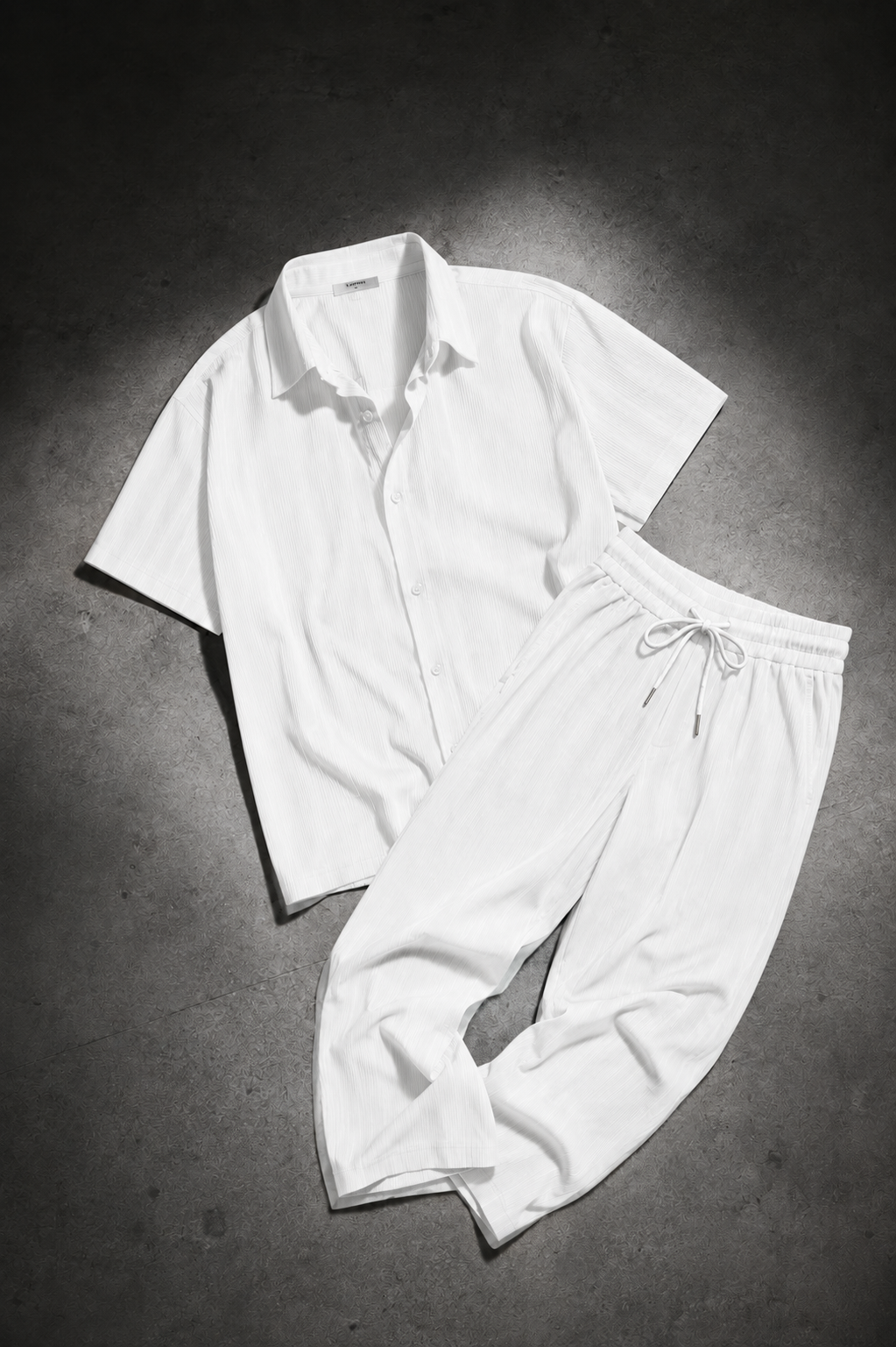 The Noir Set – Premium Textured Shirt & Trouser Co-Ord