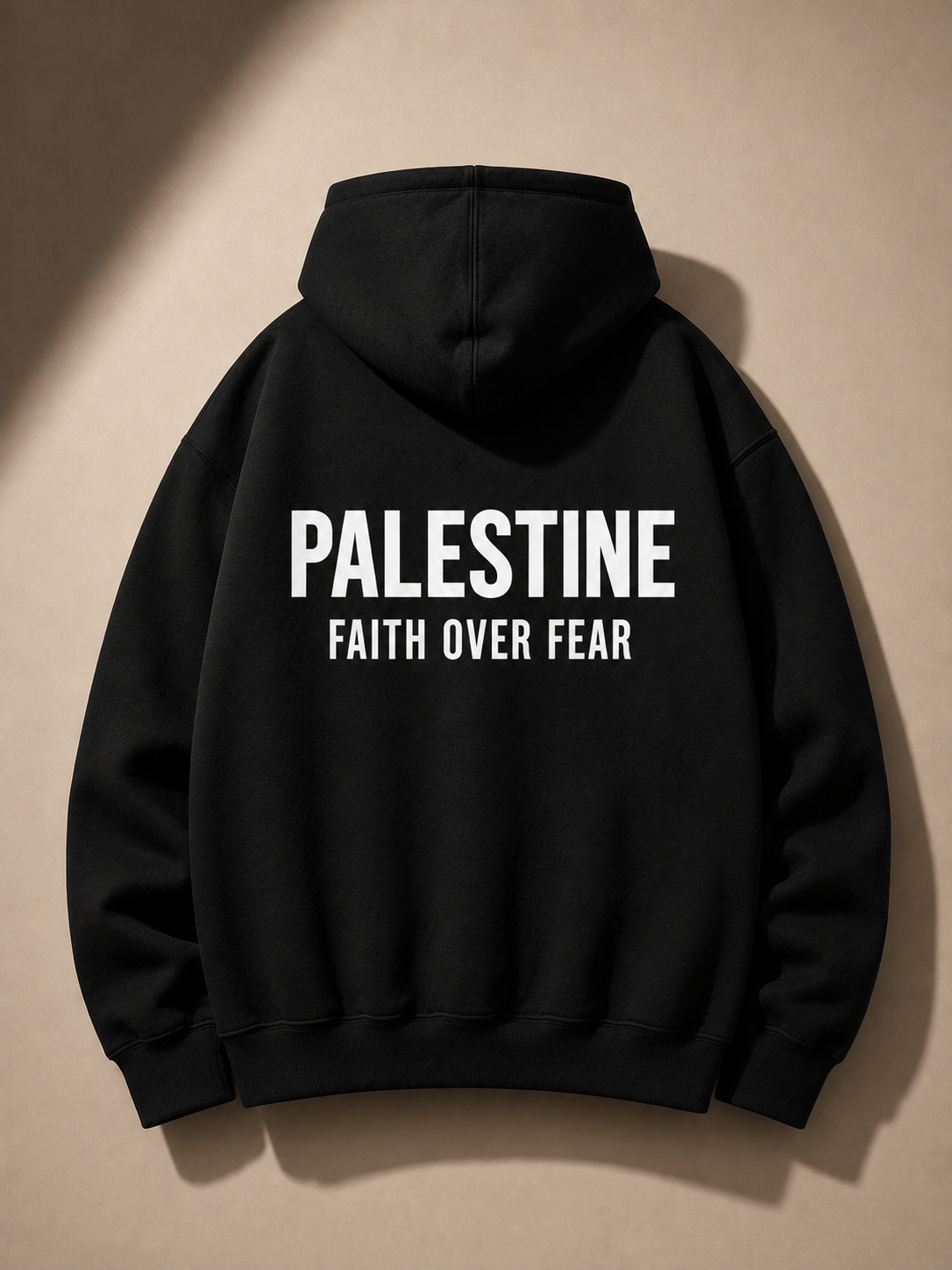 Faith Over Fear Oversized Hooded Sweatshirt