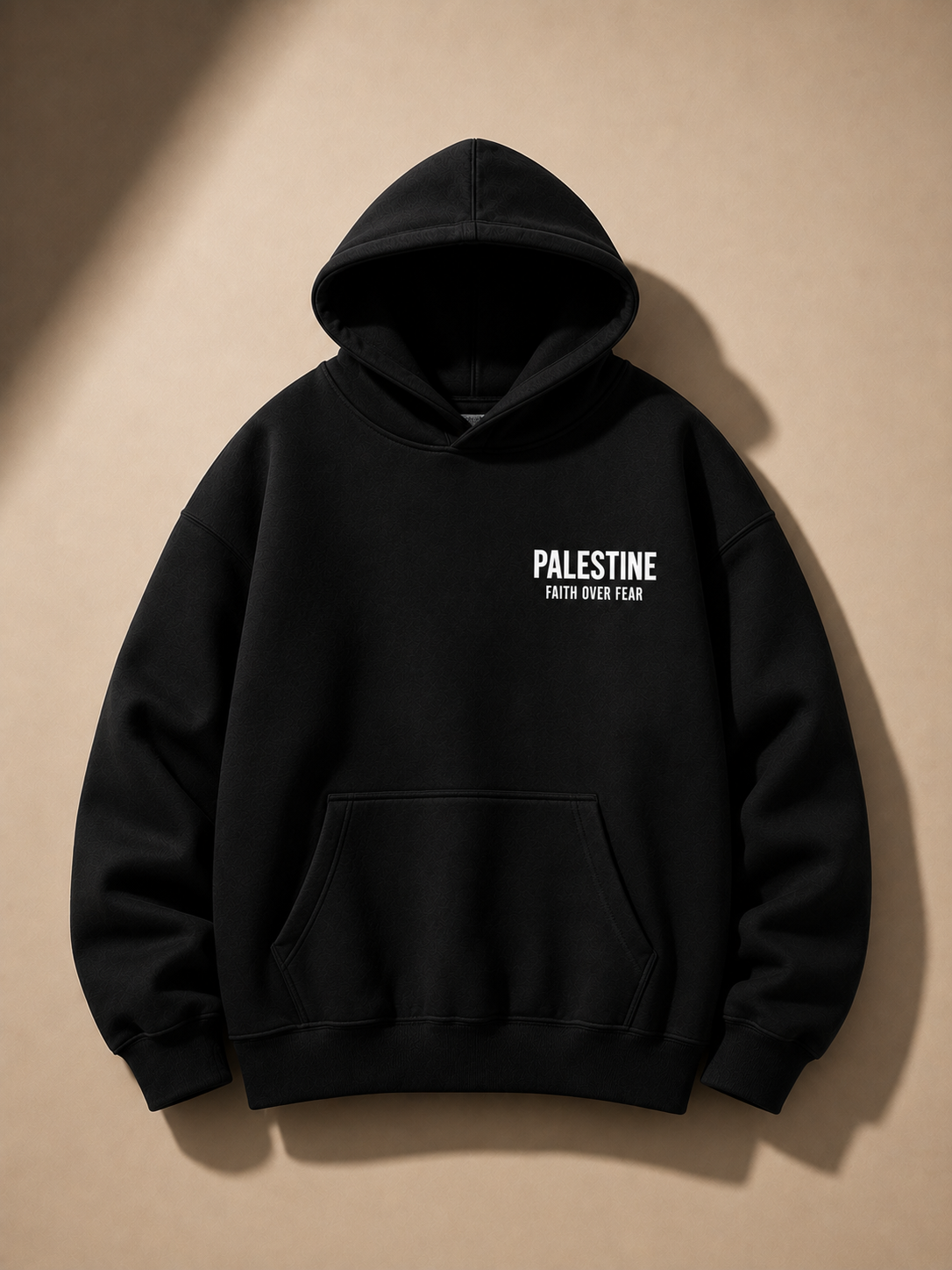 Faith Over Fear Oversized Hooded Sweatshirt