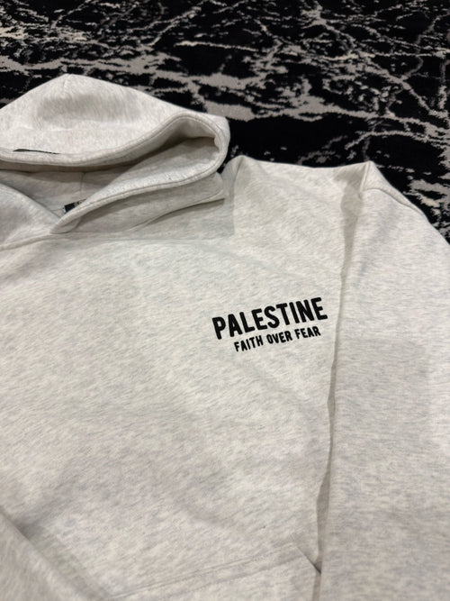 Faith Over Fear Oversized Hooded Sweatshirt