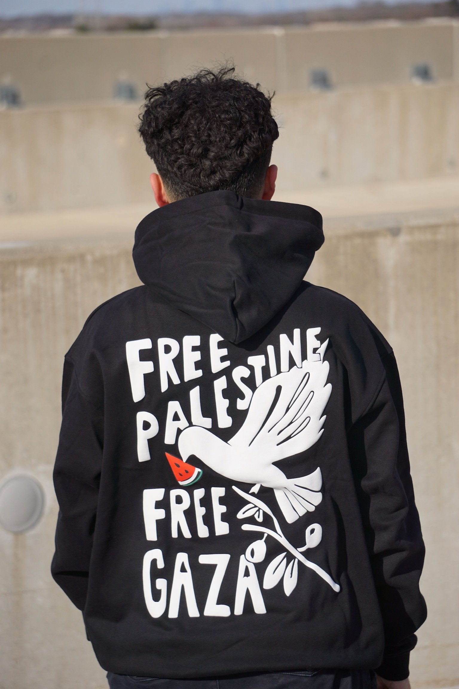 Wings of Hope Oversized Hooded Sweatshirt