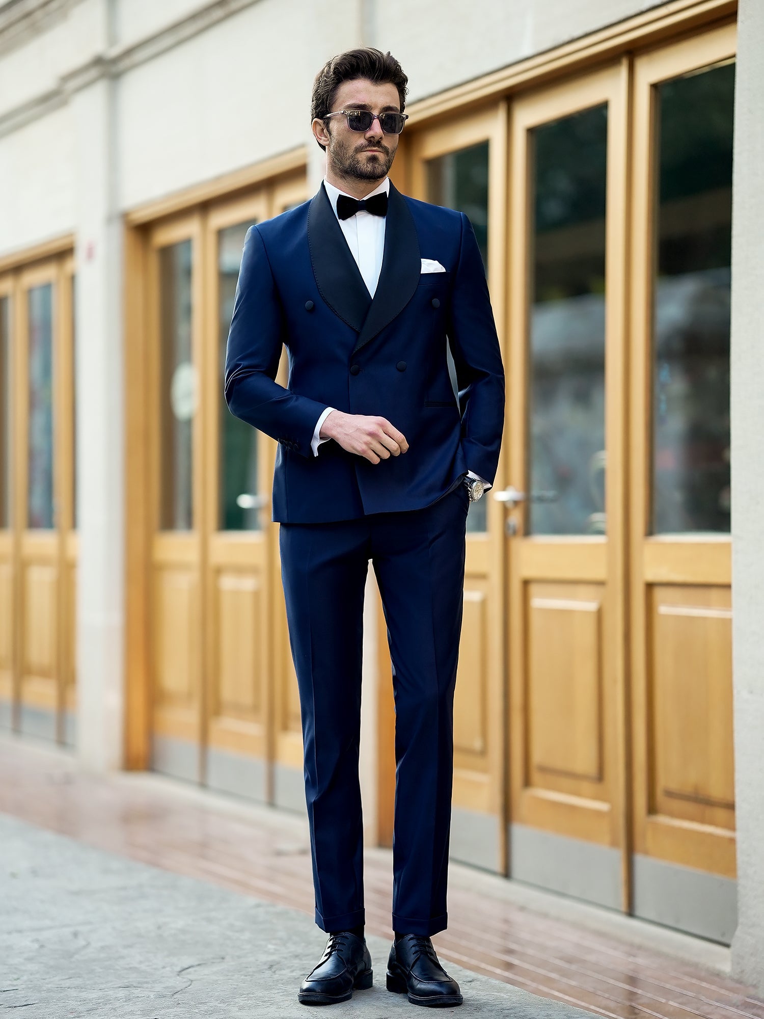 Navy Double Breasted Tuxedo 2-Piece