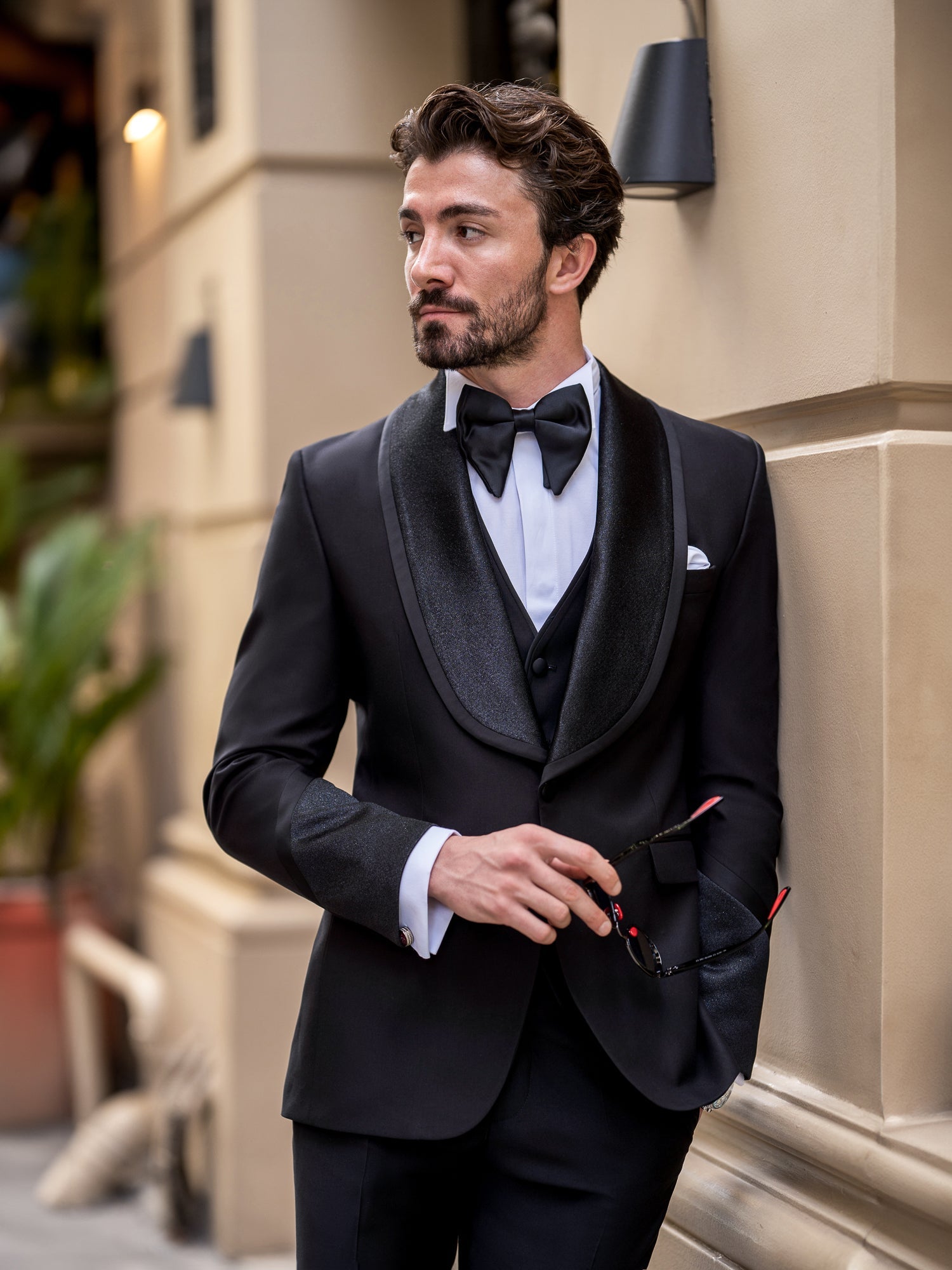 Black Slim-Fit Tuxedo 3-Piece