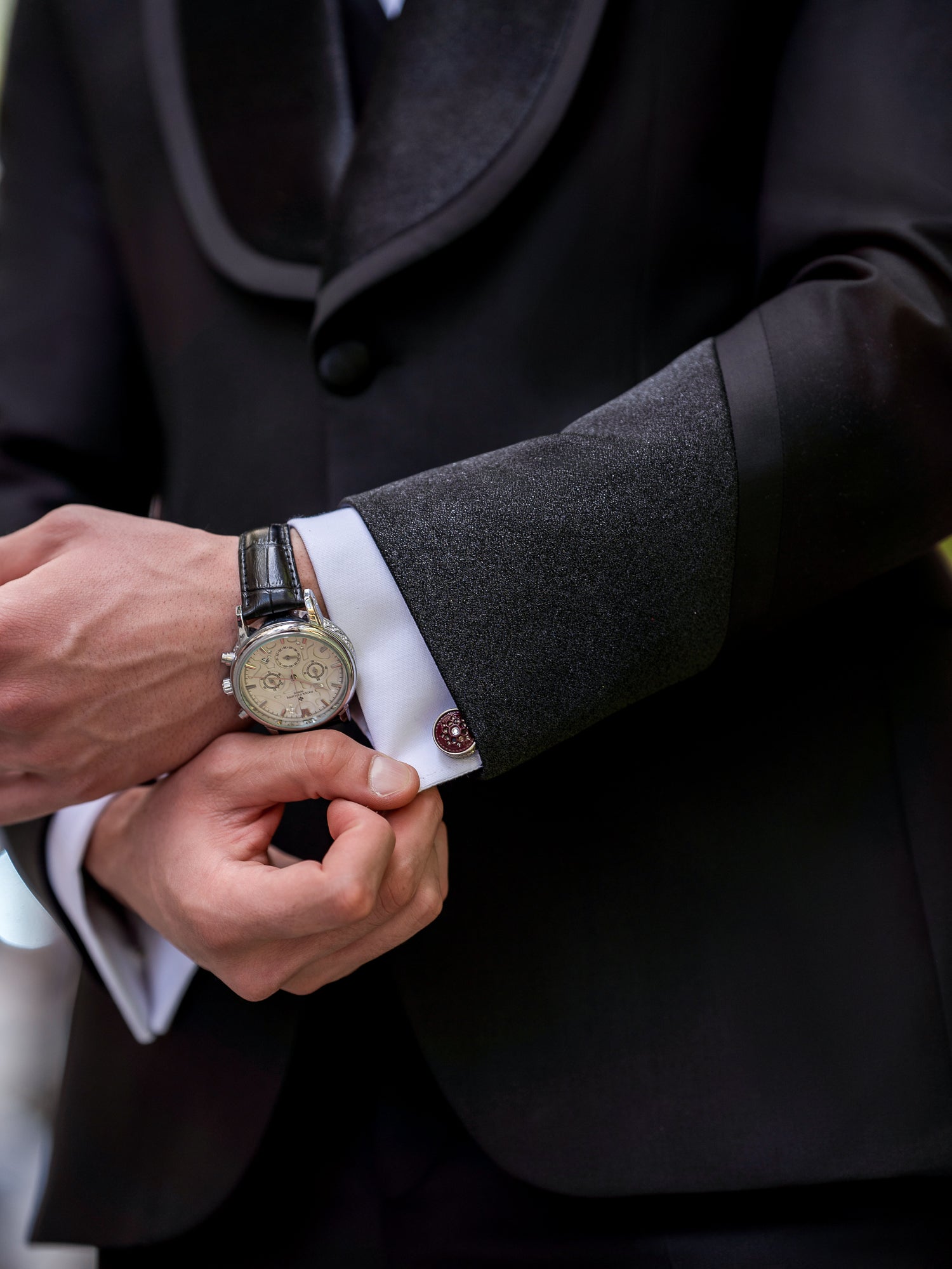 Black Slim-Fit Tuxedo 3-Piece