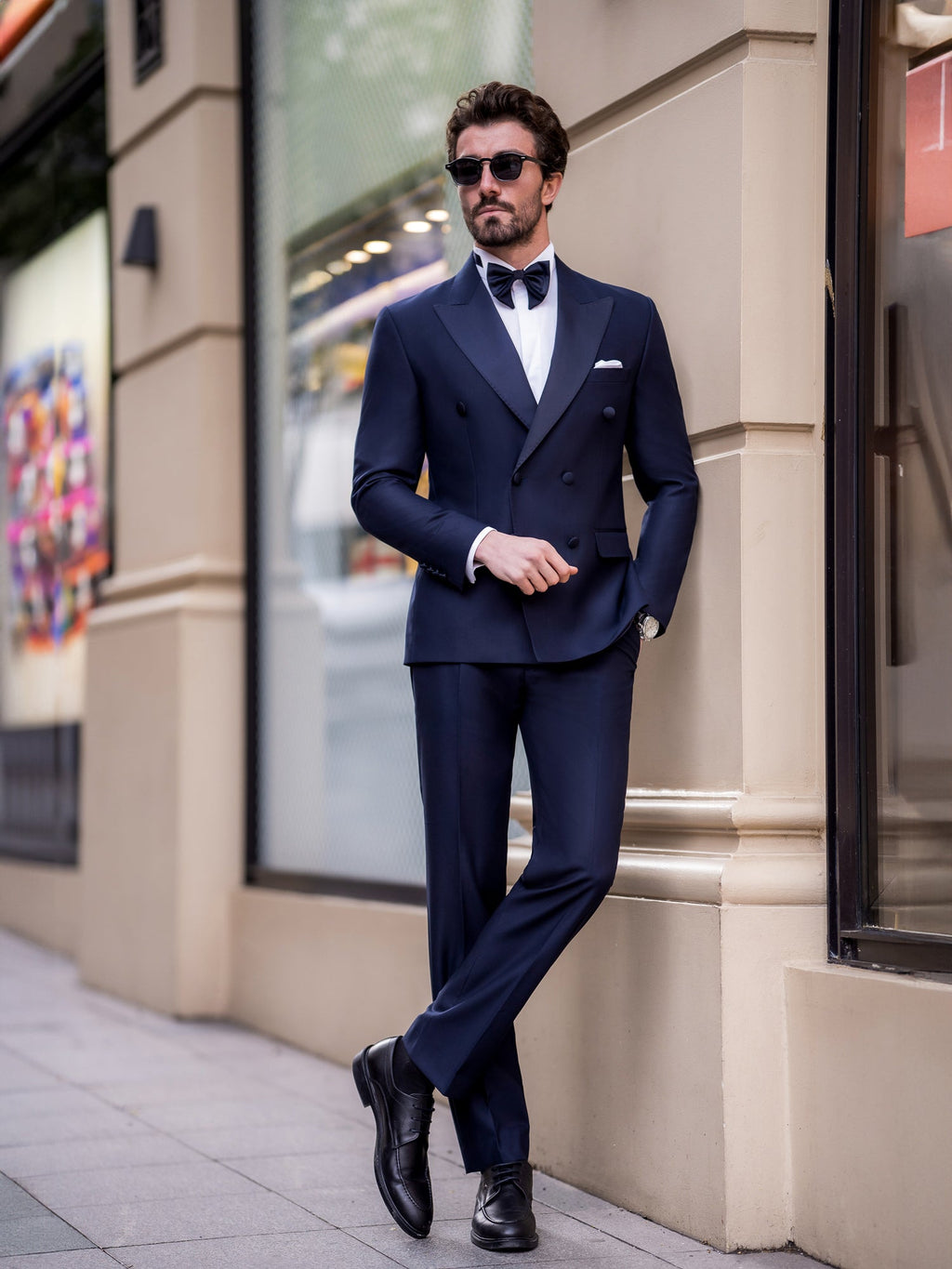 Navy Double Breasted Tuxedo 2-Piece