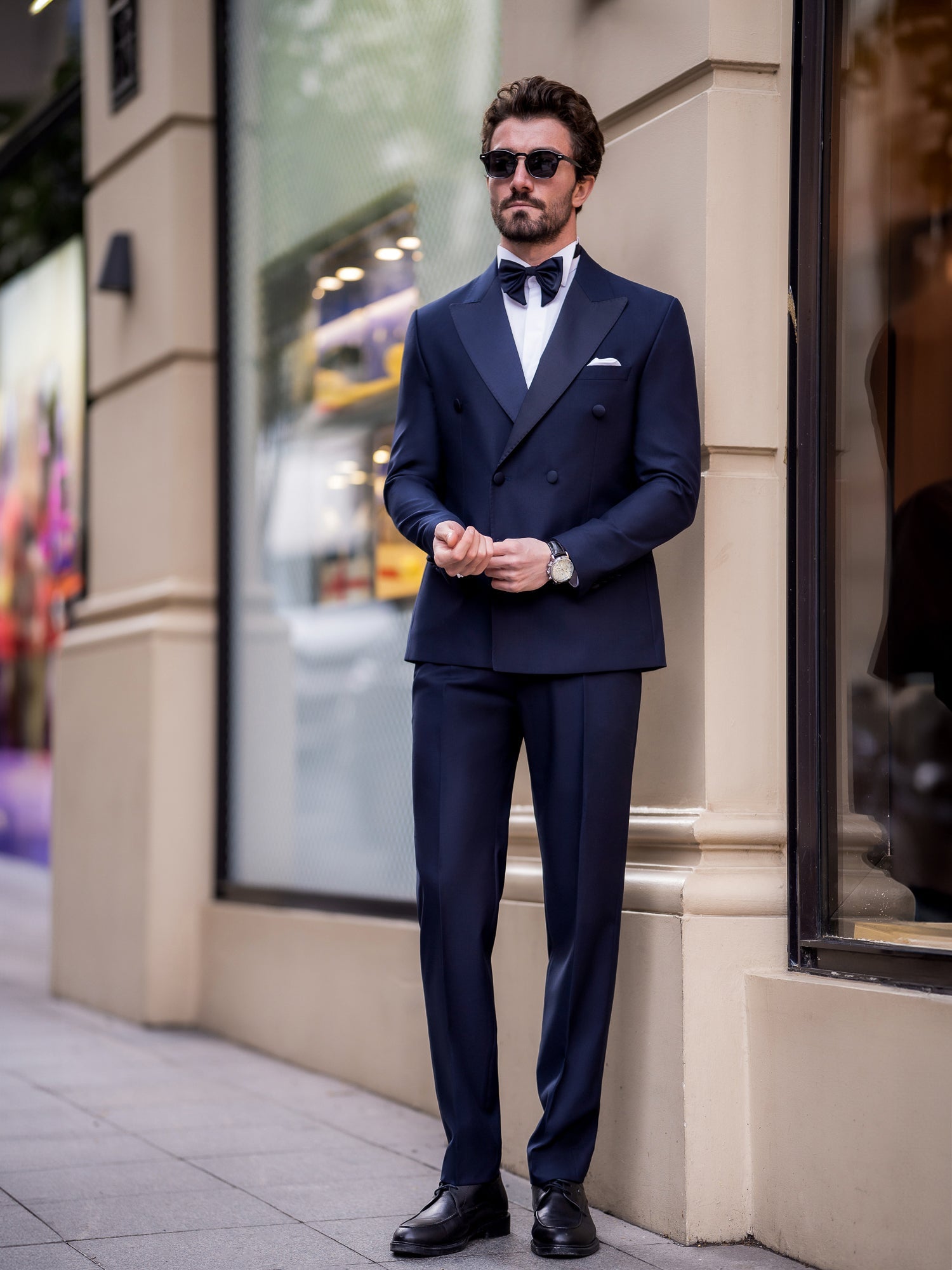 Navy Double Breasted Tuxedo 2-Piece